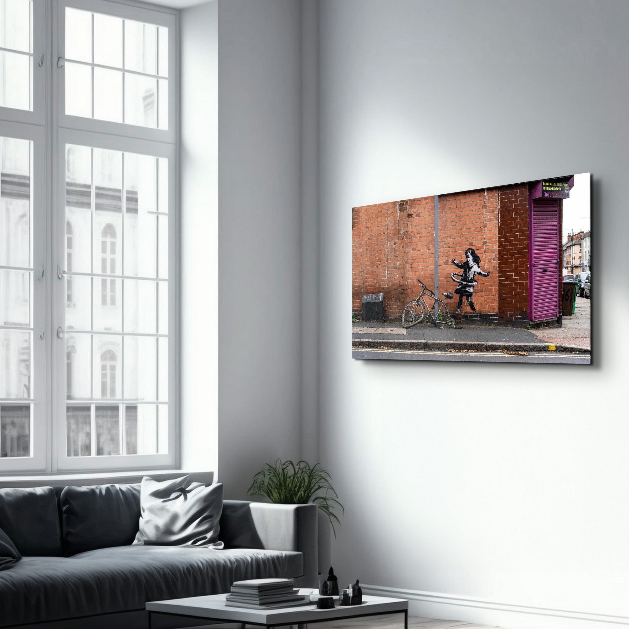 Arte Decorativa em Vidro Temperado Multicolor 35x55cm - Impressão UV de Alta Qualidade