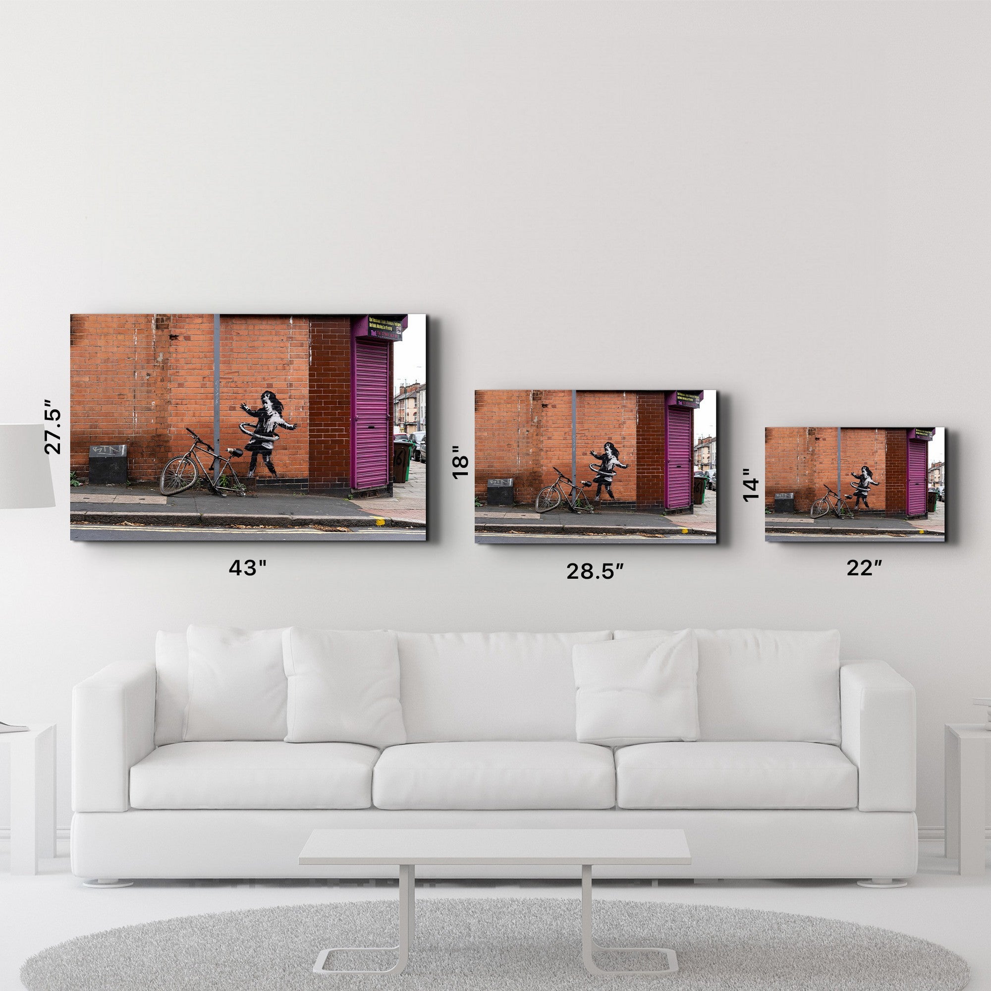 Arte Decorativa em Vidro Temperado Multicolor 35x55cm - Impressão UV de Alta Qualidade