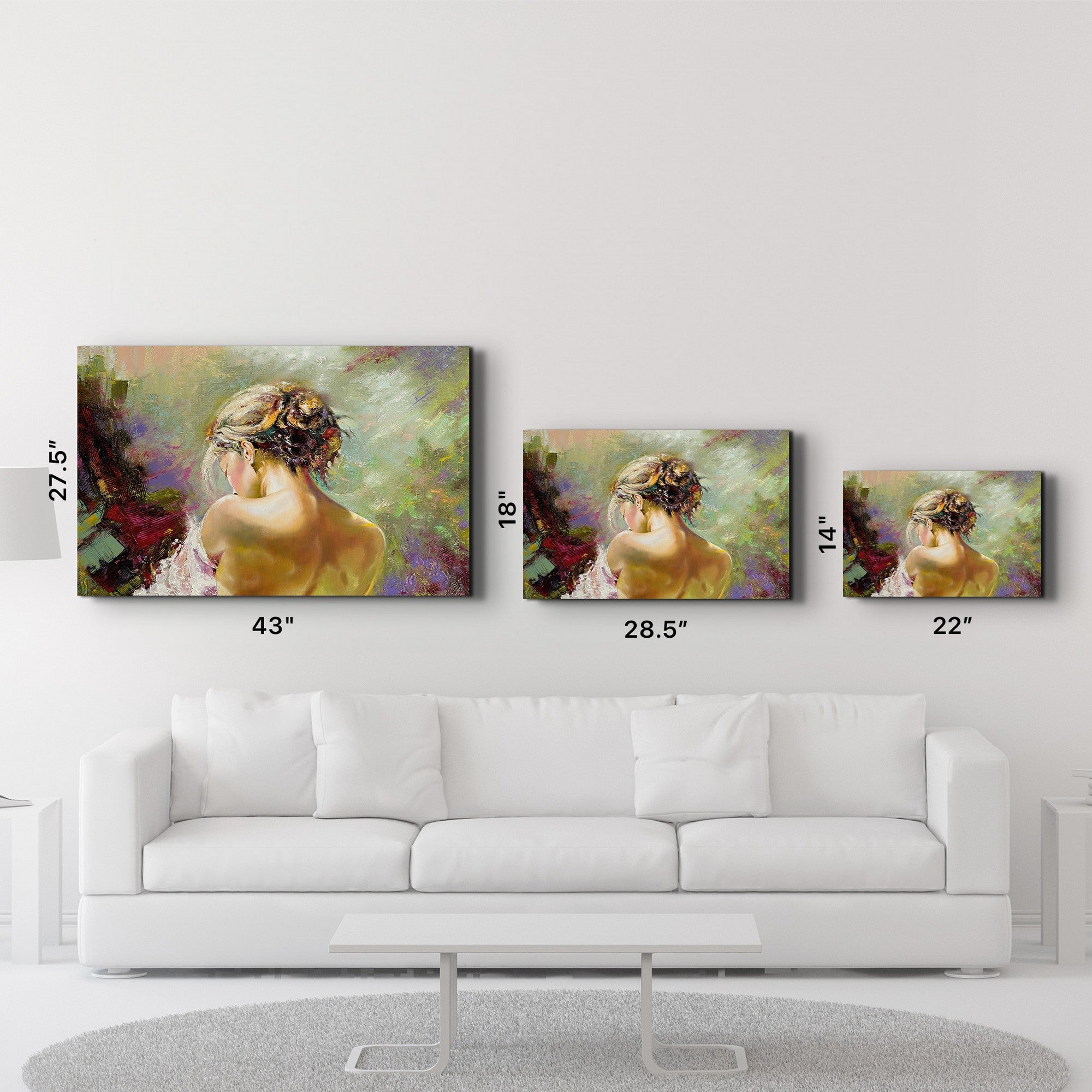 Arte Decorativa em Vidro Temperado Multicolor 70x110cm - Impressão UV de Alta Qualidade