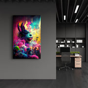 Arte Decorativa em Vidro Temperado Multicolor 35x55cm - Impressão UV de Alta Qualidade