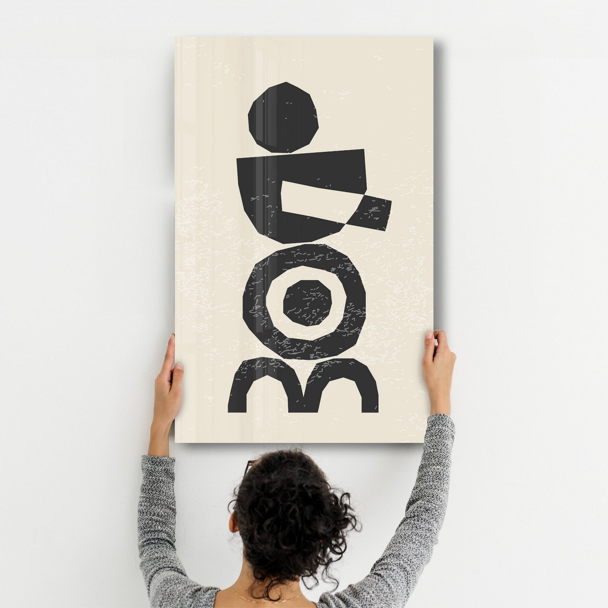 Arte Decorativa em Vidro Temperado Multicolor 70x110cm - Impressão UV de Alta Qualidade