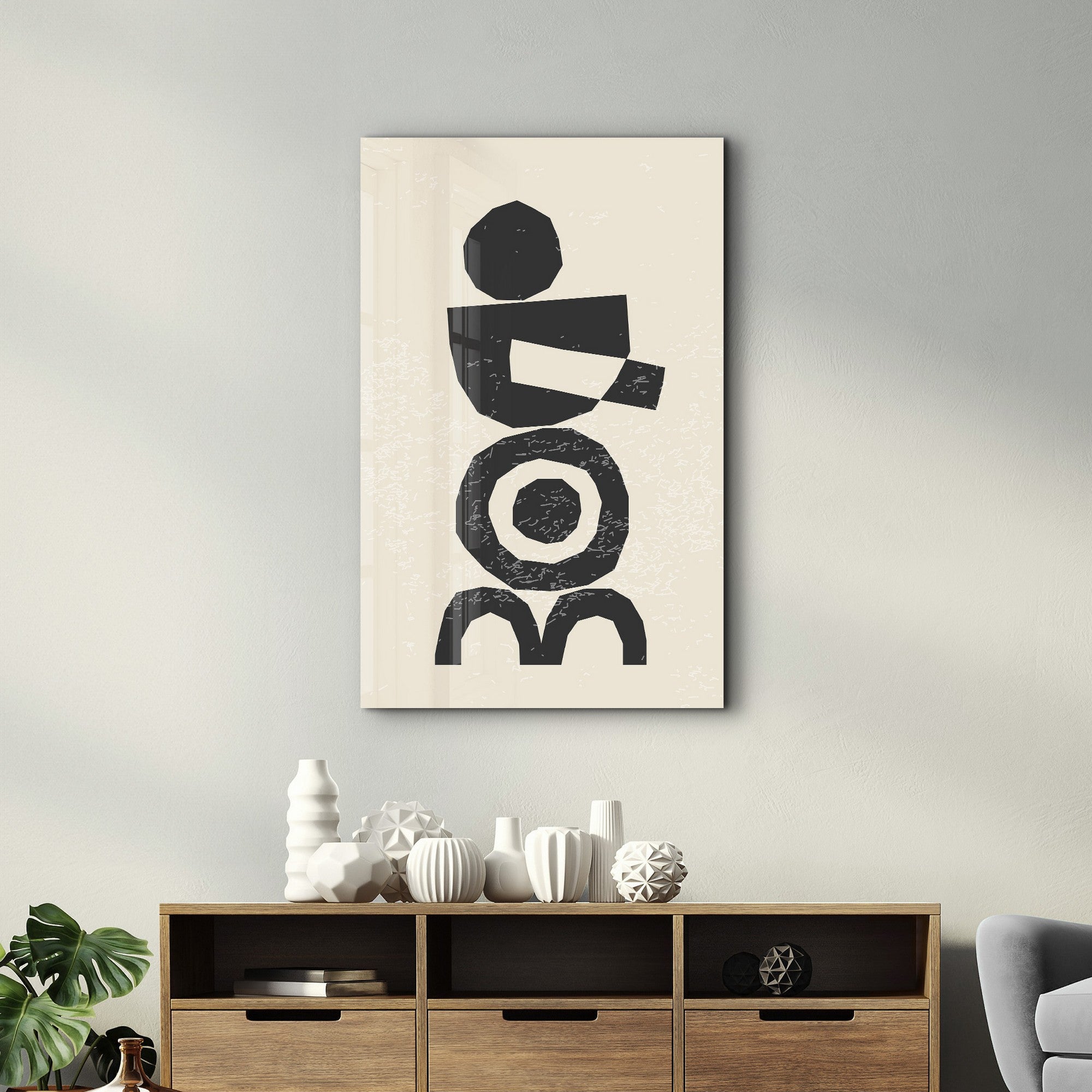 Arte Decorativa em Vidro Temperado Multicolor 70x110cm - Impressão UV de Alta Qualidade