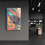 Arte Decorativa em Vidro Temperado Multicolor 35x55cm - Impressão UV de Alta Qualidade