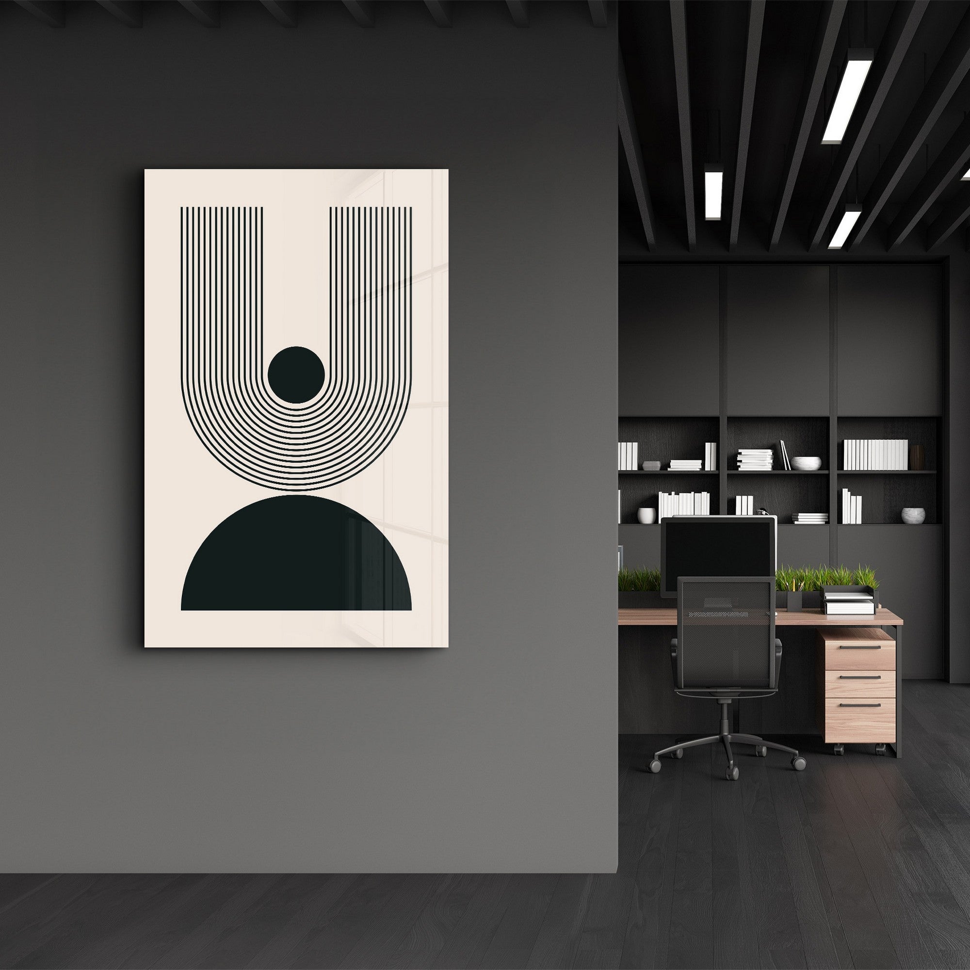 Arte Decorativa em Vidro Temperado Multicolor 35x55cm - Impressão UV de Alta Qualidade