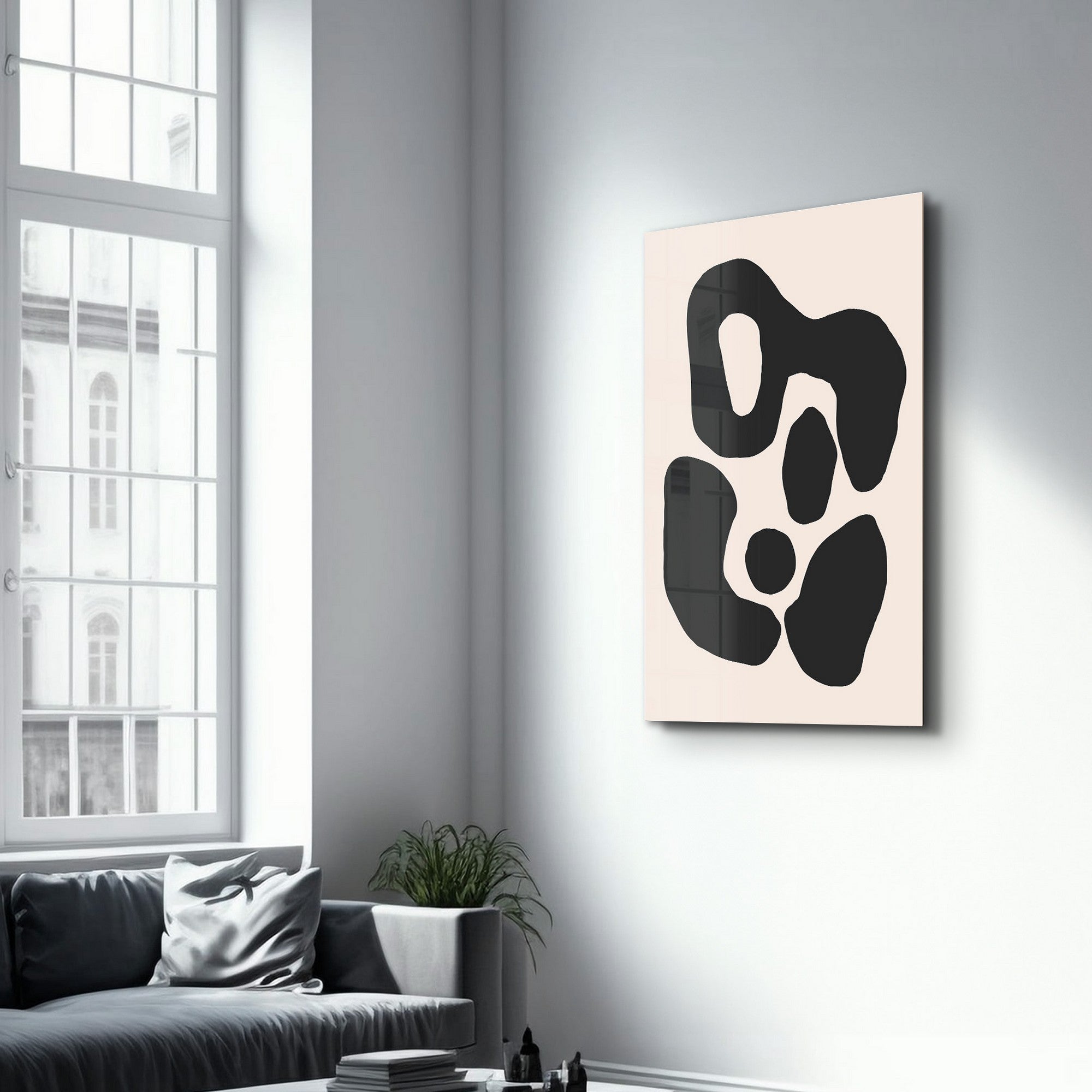 Arte Decorativa em Vidro Temperado Multicolor 35x55cm - Impressão UV de Alta Qualidade