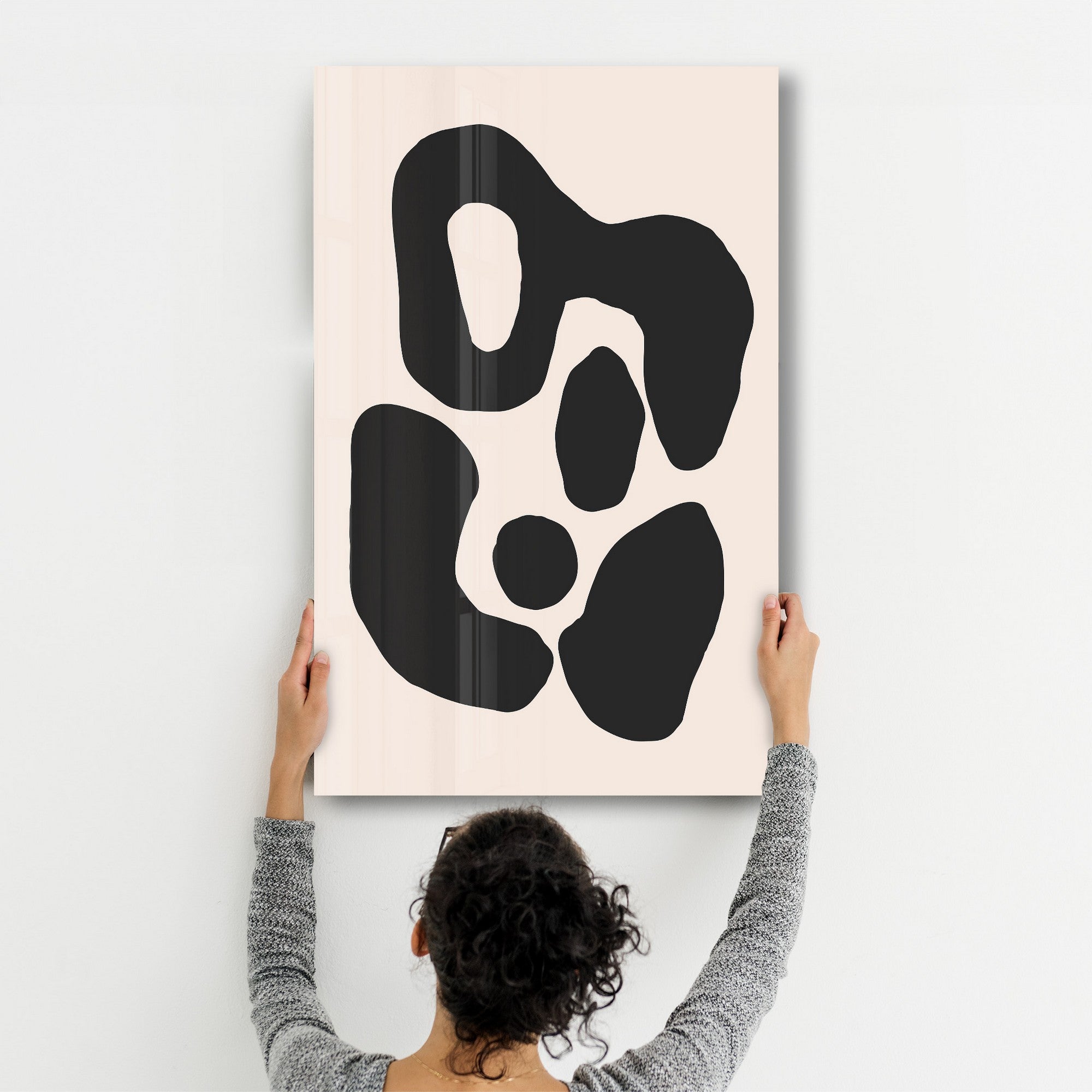 Arte Decorativa em Vidro Temperado Multicolor 70x110cm - Impressão UV de Alta Qualidade