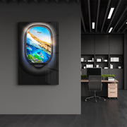 Arte Decorativa em Vidro Temperado Multicolor 35x55cm - Impressão UV de Alta Qualidade