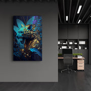 Arte Decorativa em Vidro Temperado Multicolor 35x55cm - Impressão UV de Alta Qualidade