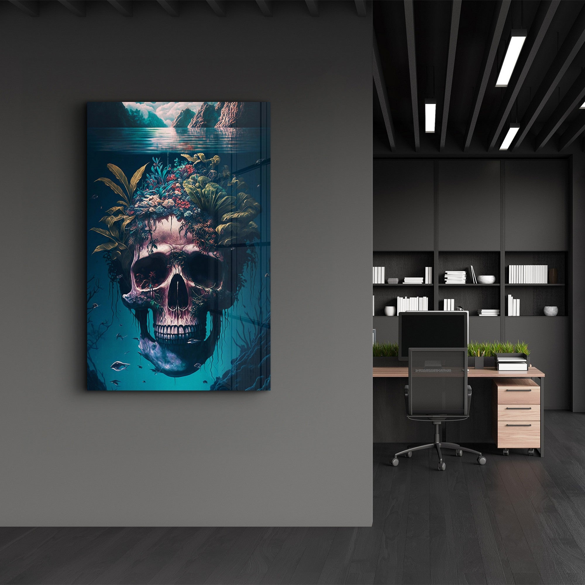 Arte Decorativa em Vidro Temperado Multicolor 70x110cm - Impressão UV de Alta Qualidade