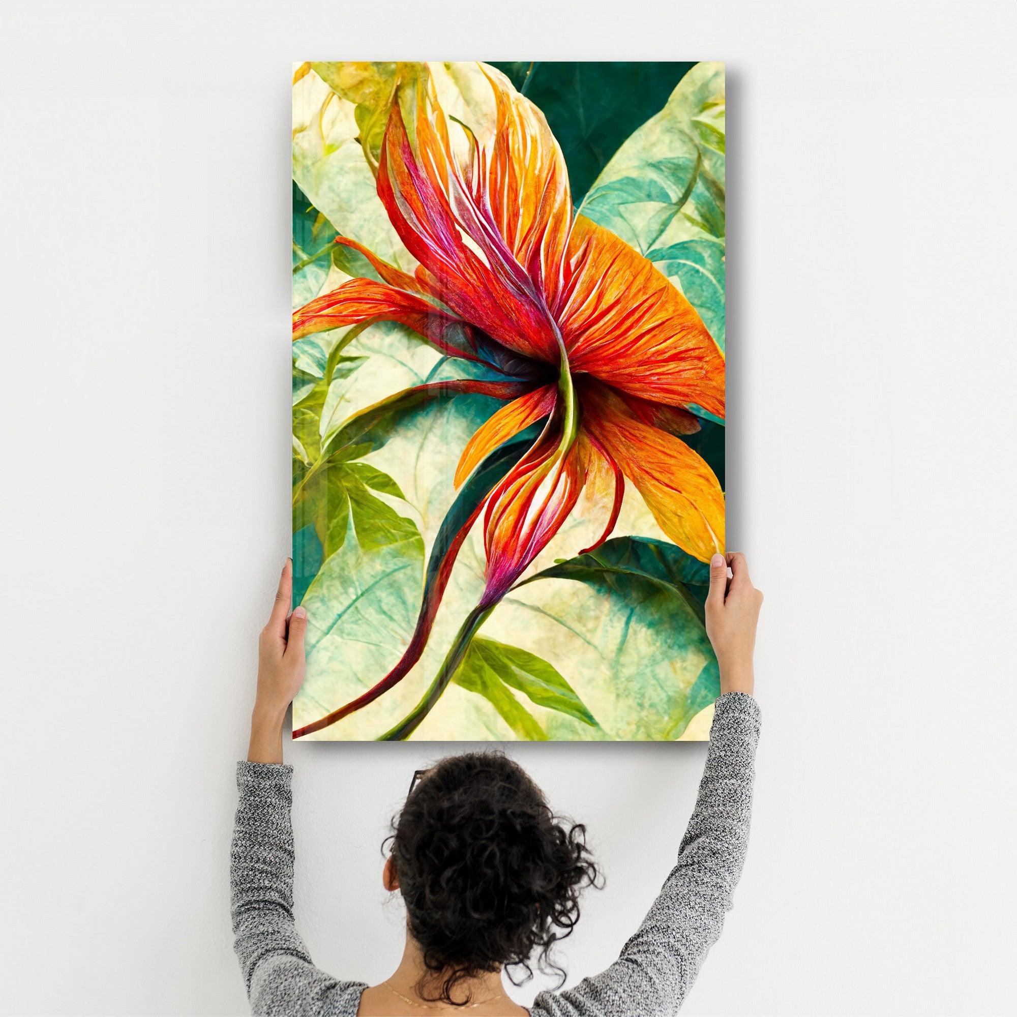 Quadro Decorativo em Vidro Temperado 35 x 55 cm Multicolor – Impressão UV | SPR-1313 (672BRS5547)