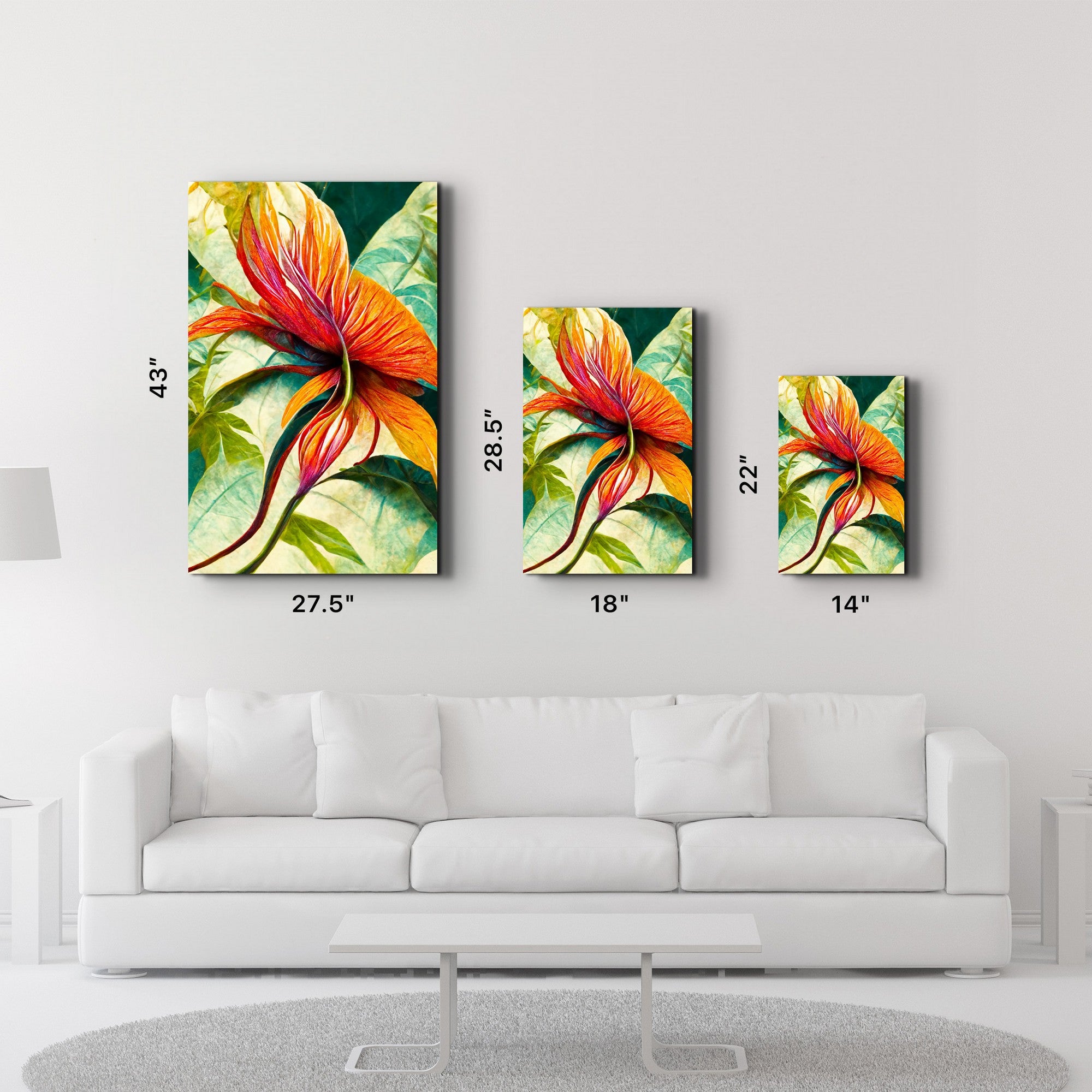 Quadro Decorativo em Vidro Temperado 35 x 55 cm Multicolor – Impressão UV | SPR-1313 (672BRS5547)