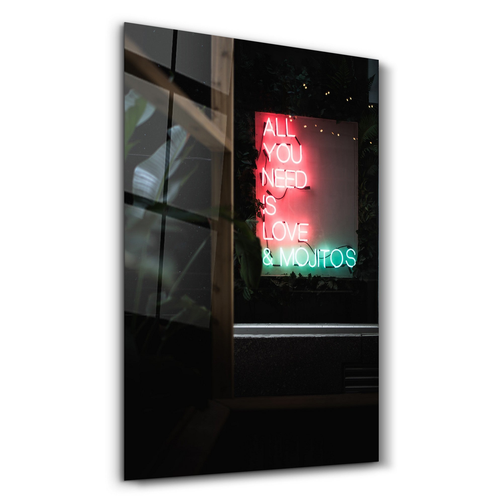 Arte Decorativa em Vidro Temperado Multicolor 35x55cm - Impressão UV de Alta Qualidade