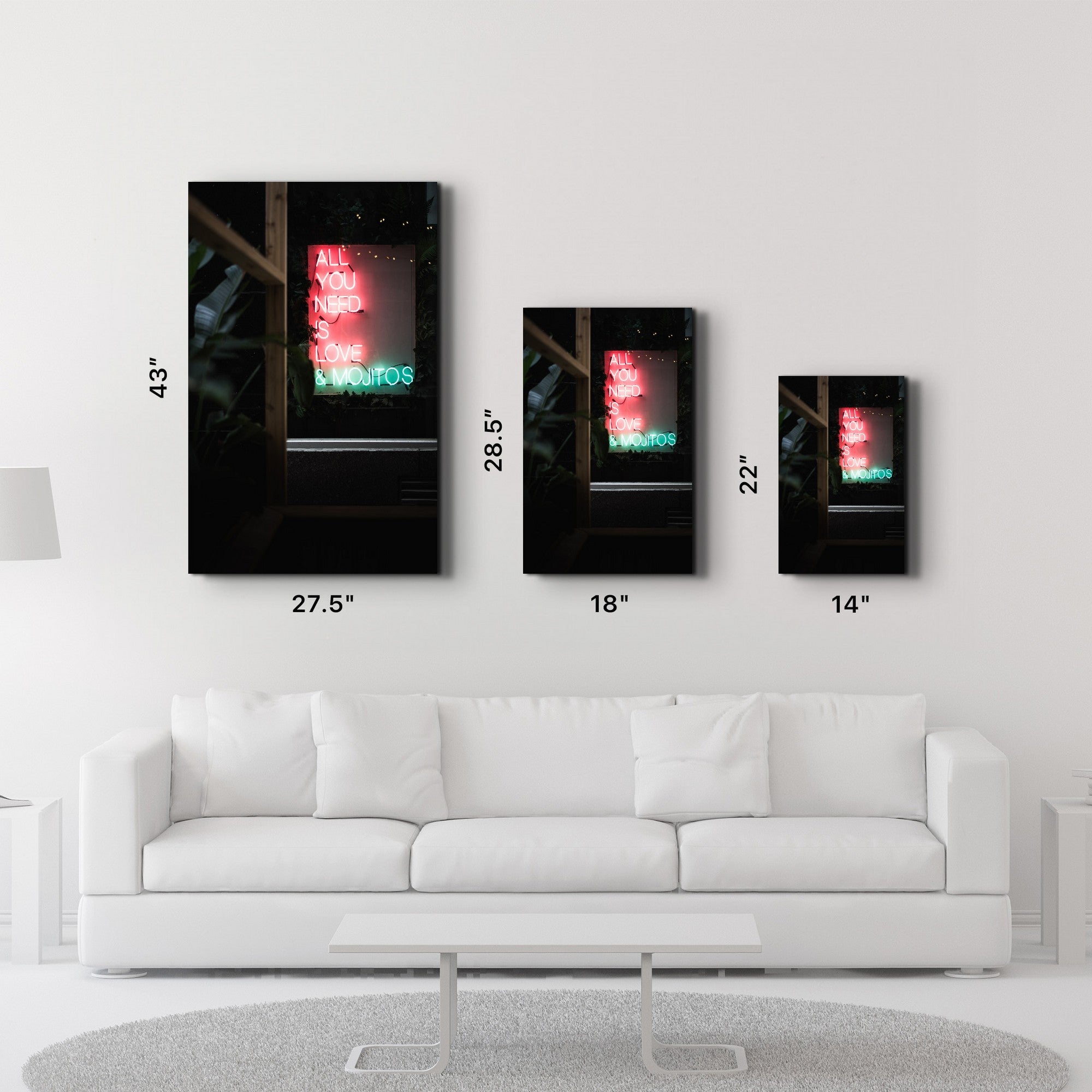 Arte Decorativa em Vidro Temperado Multicolor 35x55cm - Impressão UV de Alta Qualidade