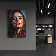 Arte Decorativa em Vidro Temperado Multicolor 35x55cm - Impressão UV de Alta Qualidade