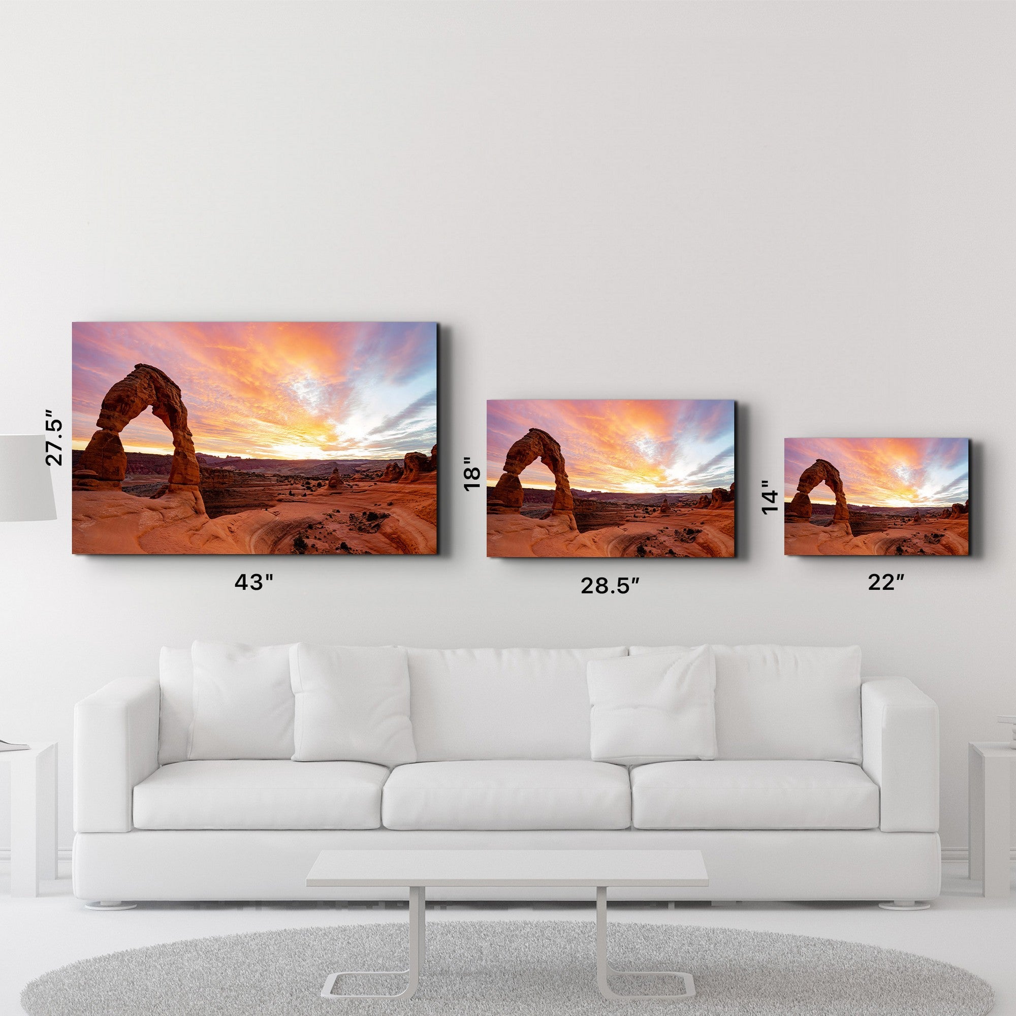 Arte Decorativa em Vidro Temperado Multicolor 35x55cm - Impressão UV de Alta Qualidade