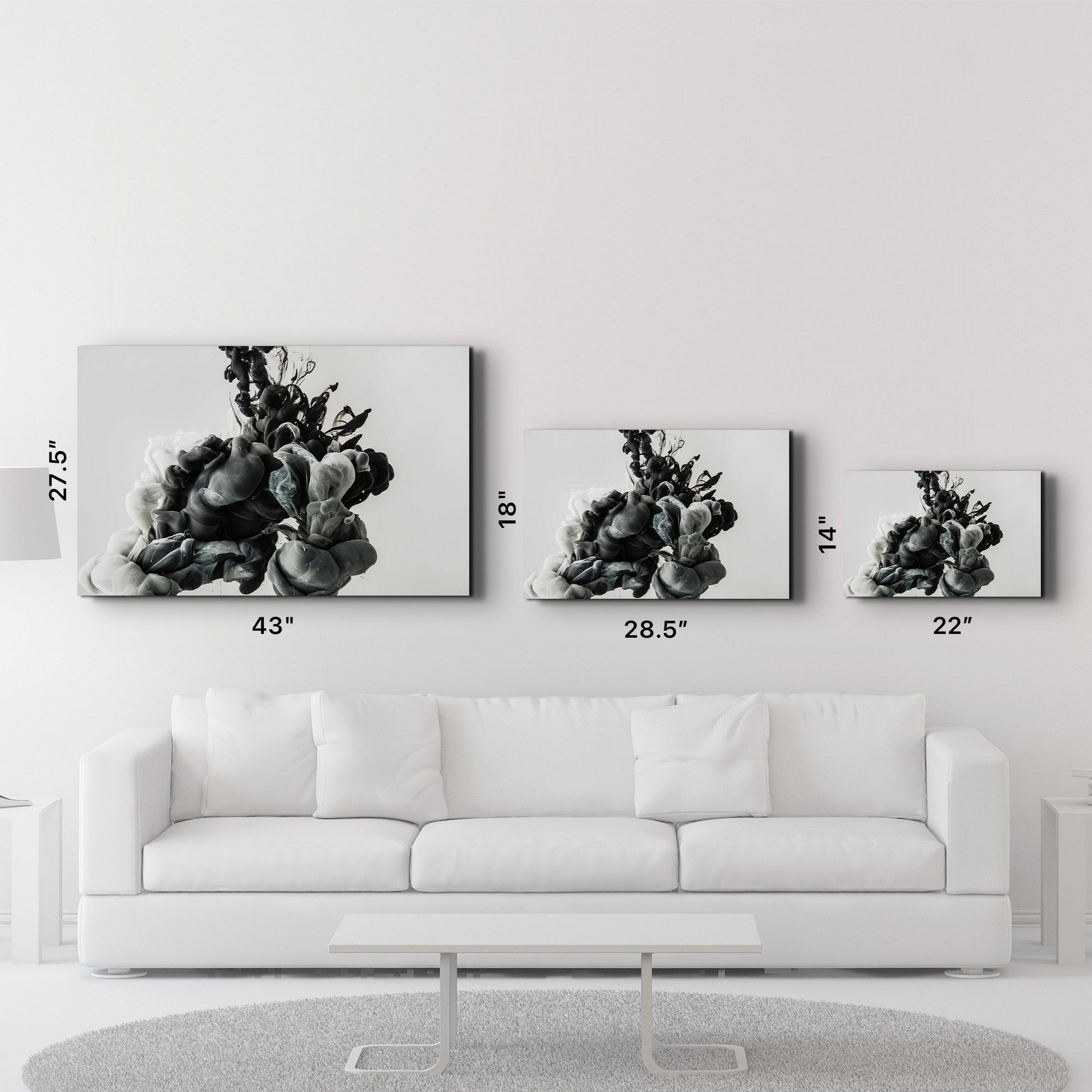 Arte Decorativa em Vidro Temperado Multicolor 35x55cm - Impressão UV de Alta Qualidade