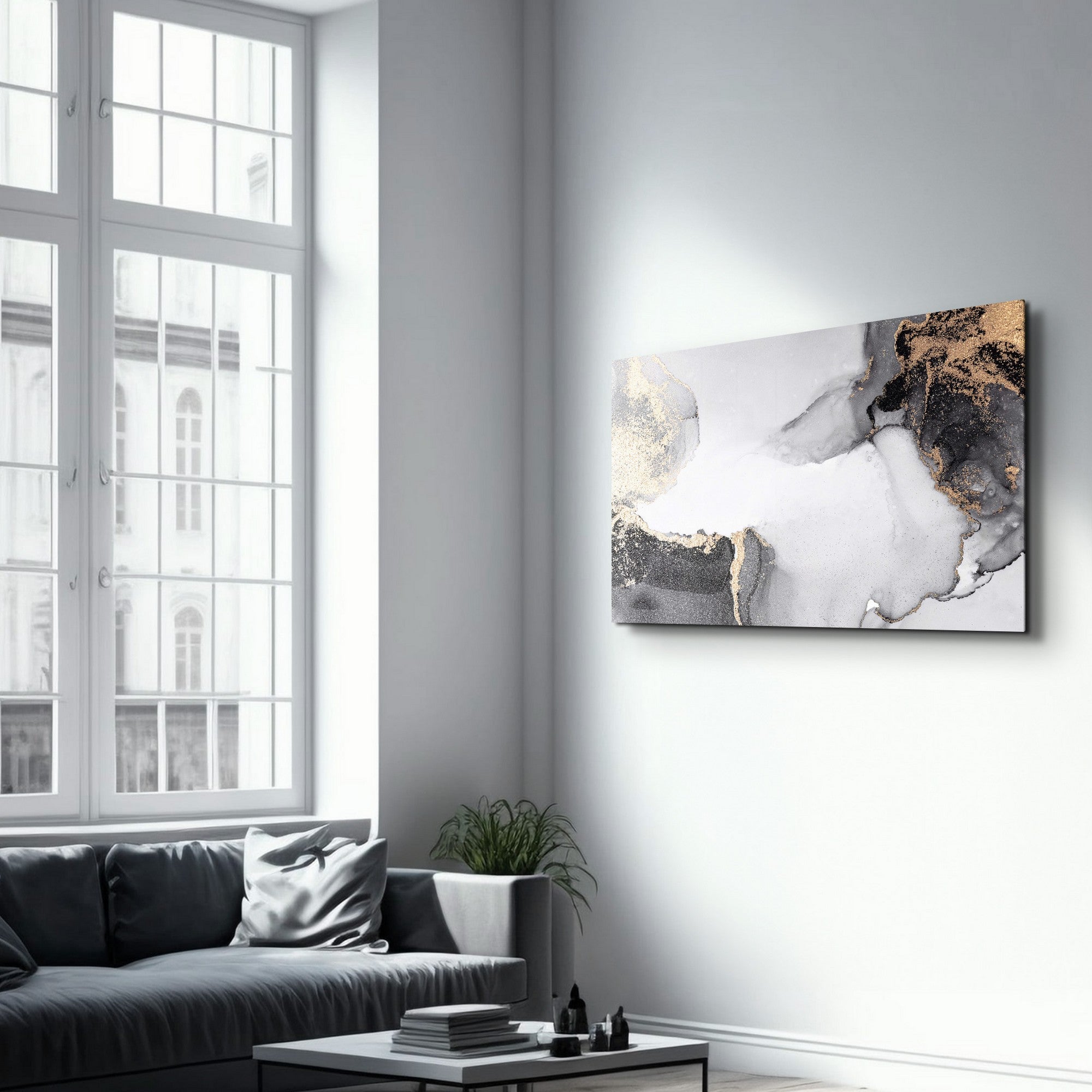 Arte Decorativa em Vidro Temperado Multicolor 70x110cm - Impressão UV de Alta Qualidade