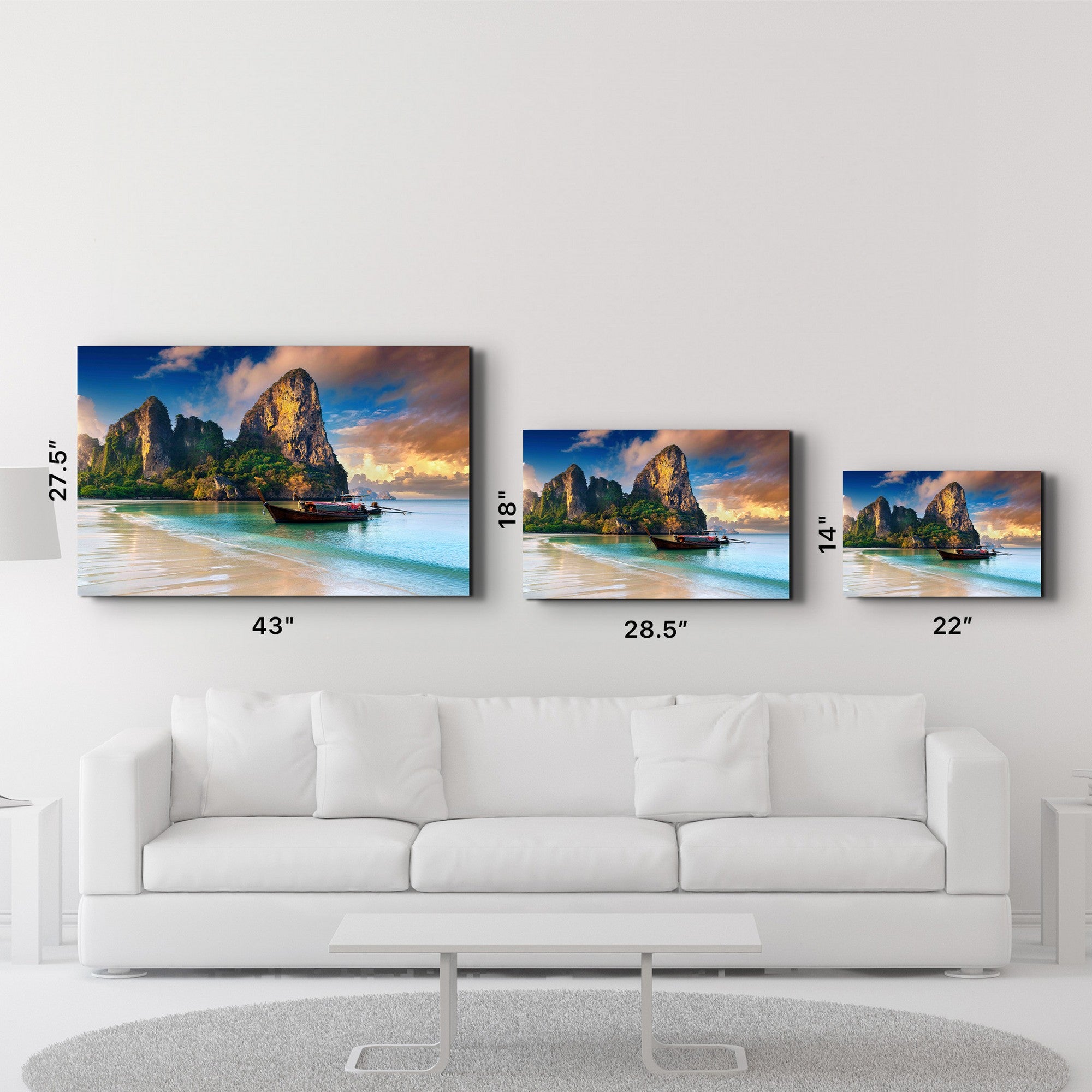 Arte Decorativa em Vidro Temperado Multicolor 35x55cm - Impressão UV de Alta Qualidade