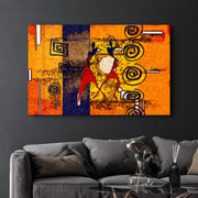 Arte Decorativa em Vidro Temperado Multicolor 35x55cm - Impressão UV de Alta Qualidade