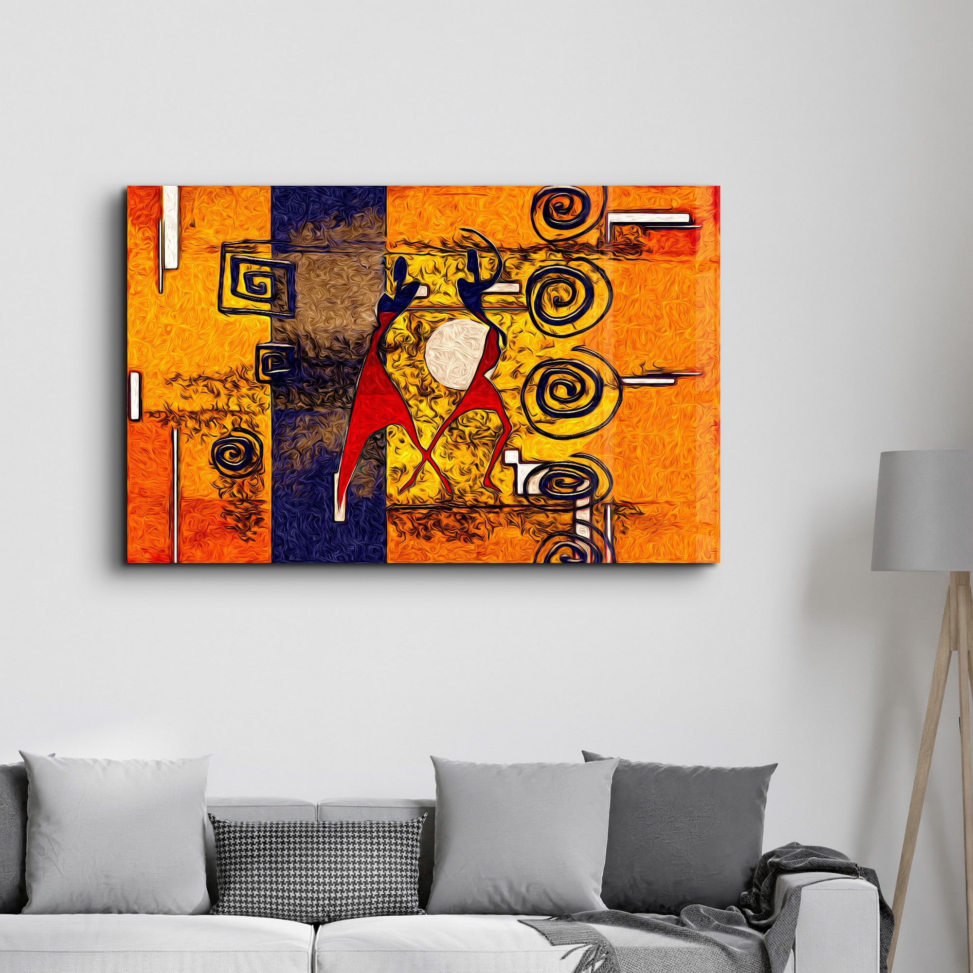 Arte Decorativa em Vidro Temperado Multicolor 35x55cm - Impressão UV de Alta Qualidade