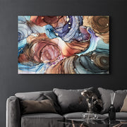 Arte Decorativa em Vidro Temperado Multicolor 70x110cm - Impressão UV de Alta Qualidade