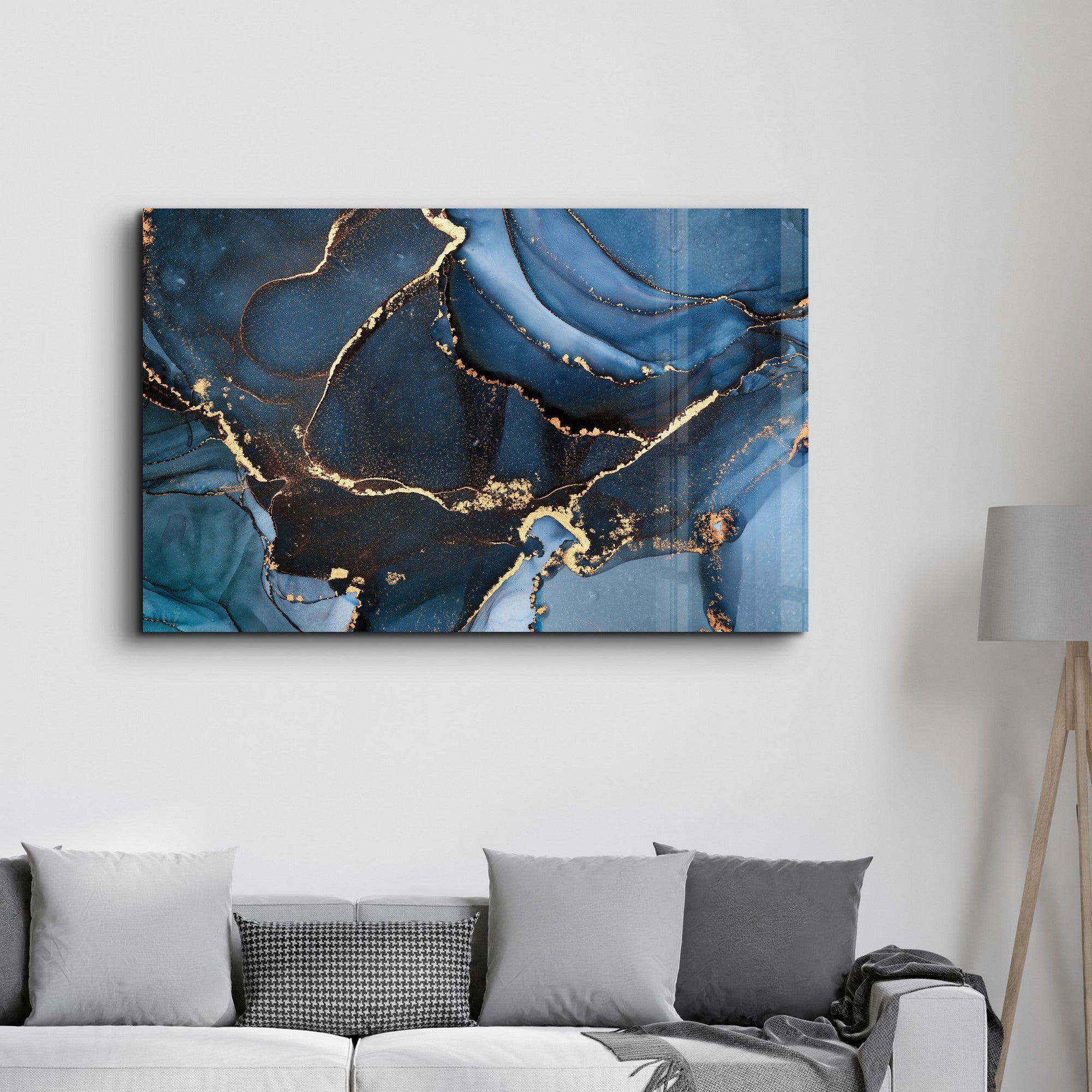 Arte Decorativa em Vidro Temperado Multicolor 35x55cm - Impressão UV de Alta Qualidade