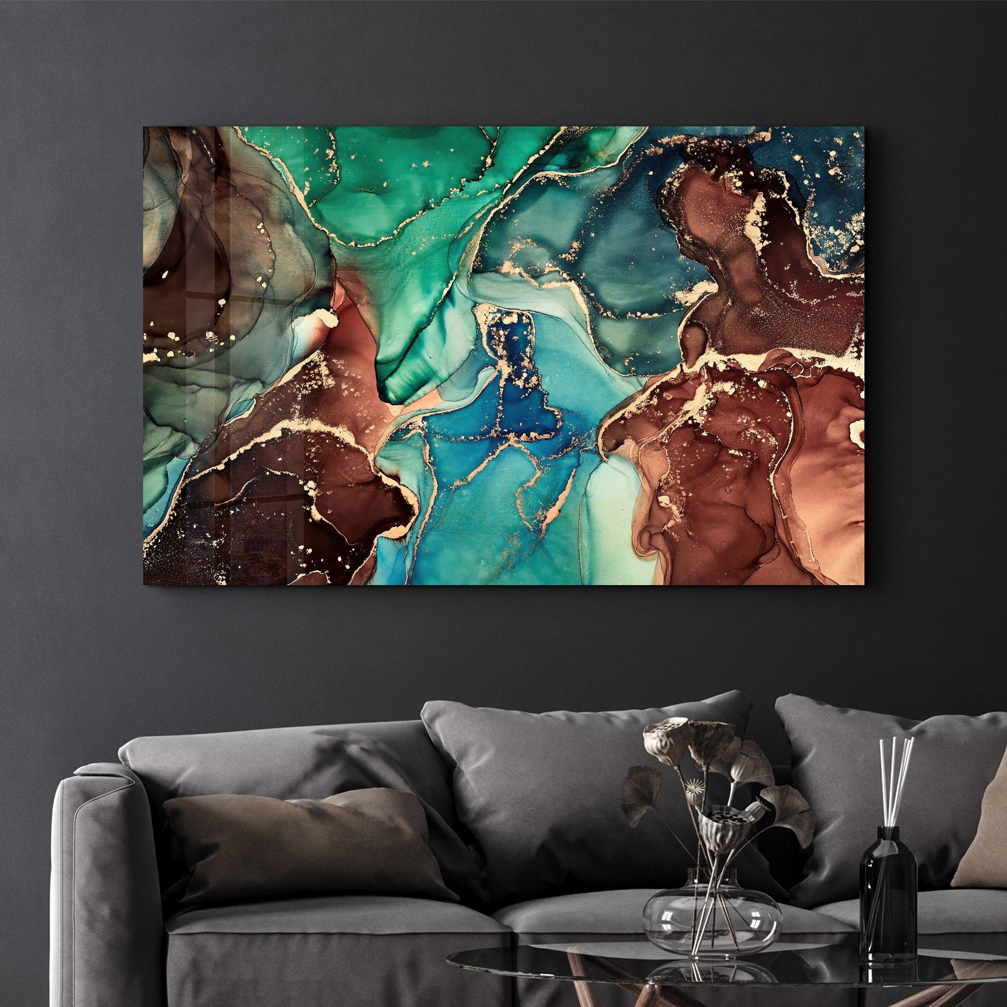 Quadro Decorativo em Vidro Temperado 4 mm (Impressão UV) 35 x 55 cm Multicolor – SPR-1347 | 672BRS5637