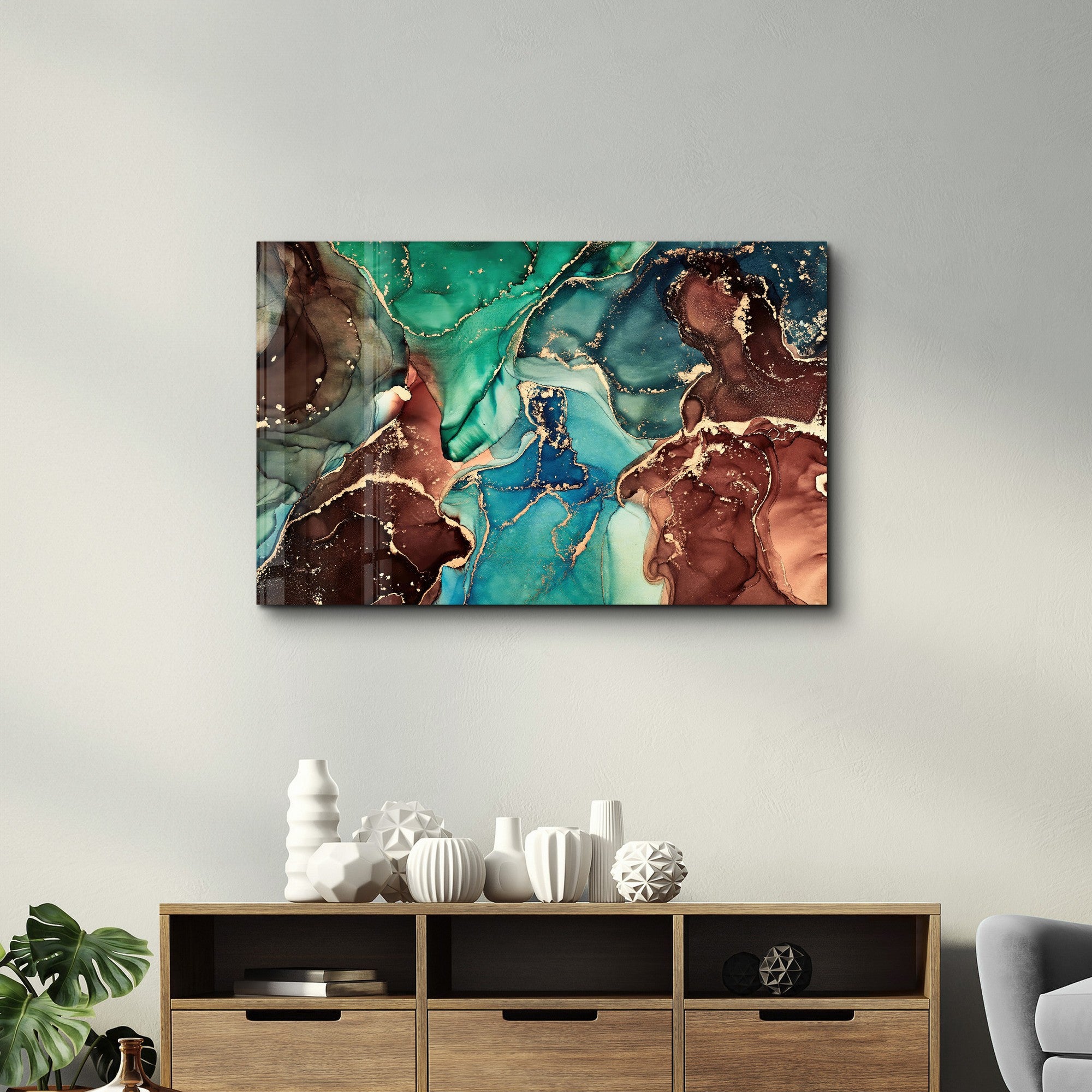 Quadro Decorativo em Vidro Temperado 4 mm (Impressão UV) 35 x 55 cm Multicolor – SPR-1347 | 672BRS5637