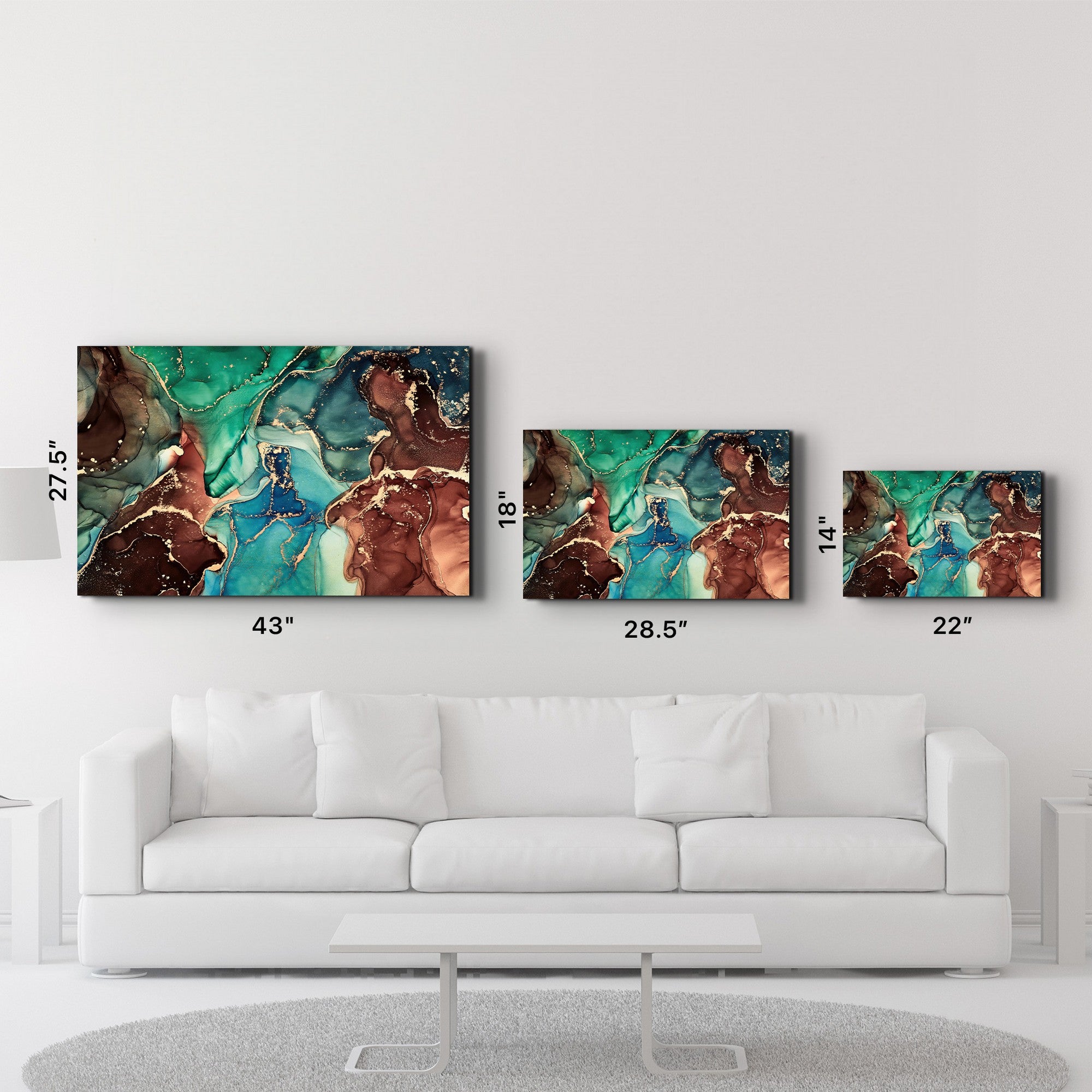 Quadro Decorativo em Vidro Temperado 4 mm (Impressão UV) 35 x 55 cm Multicolor – SPR-1347 | 672BRS5637