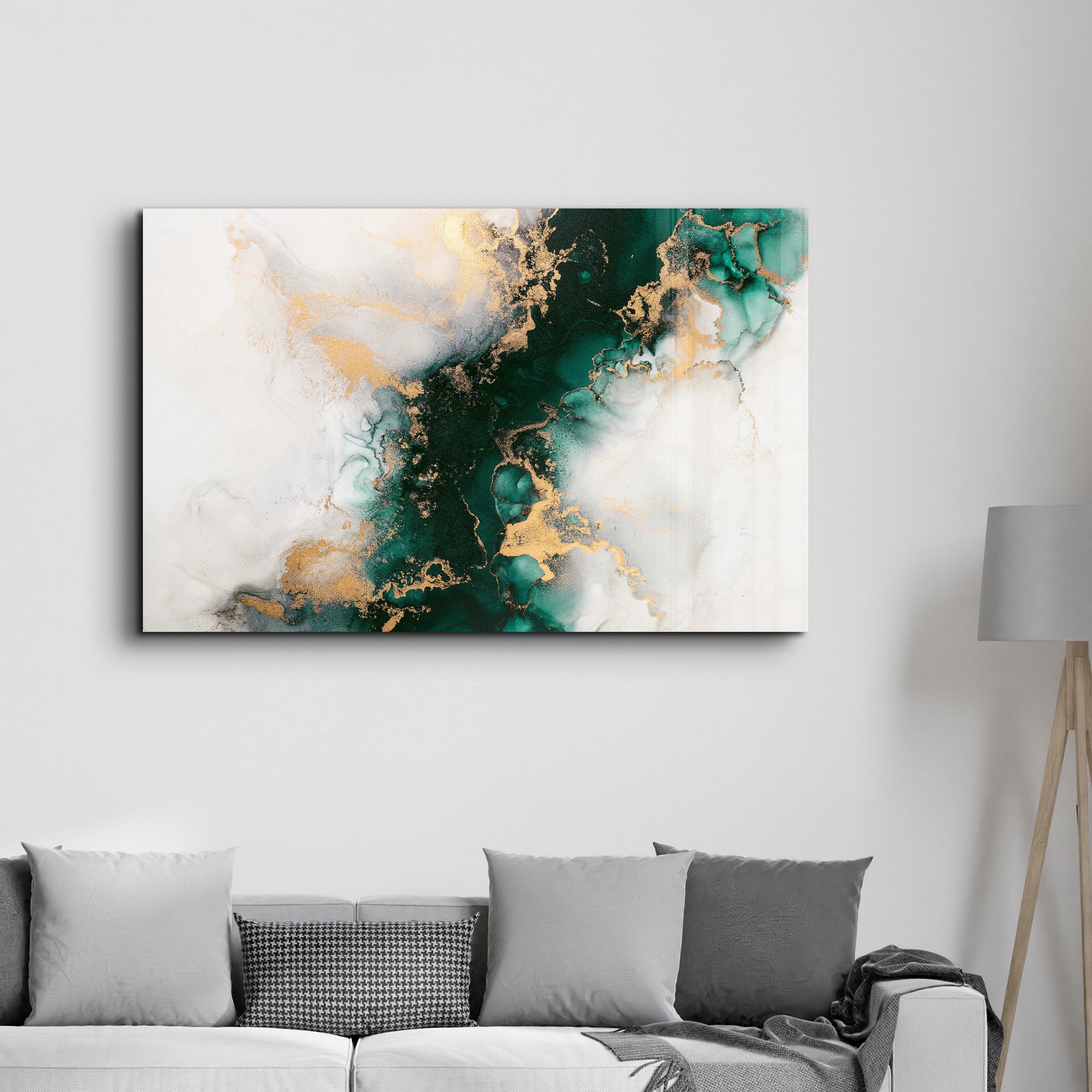 Arte Decorativa em Vidro Temperado Multicolor 35x55cm - Impressão UV de Alta Qualidade