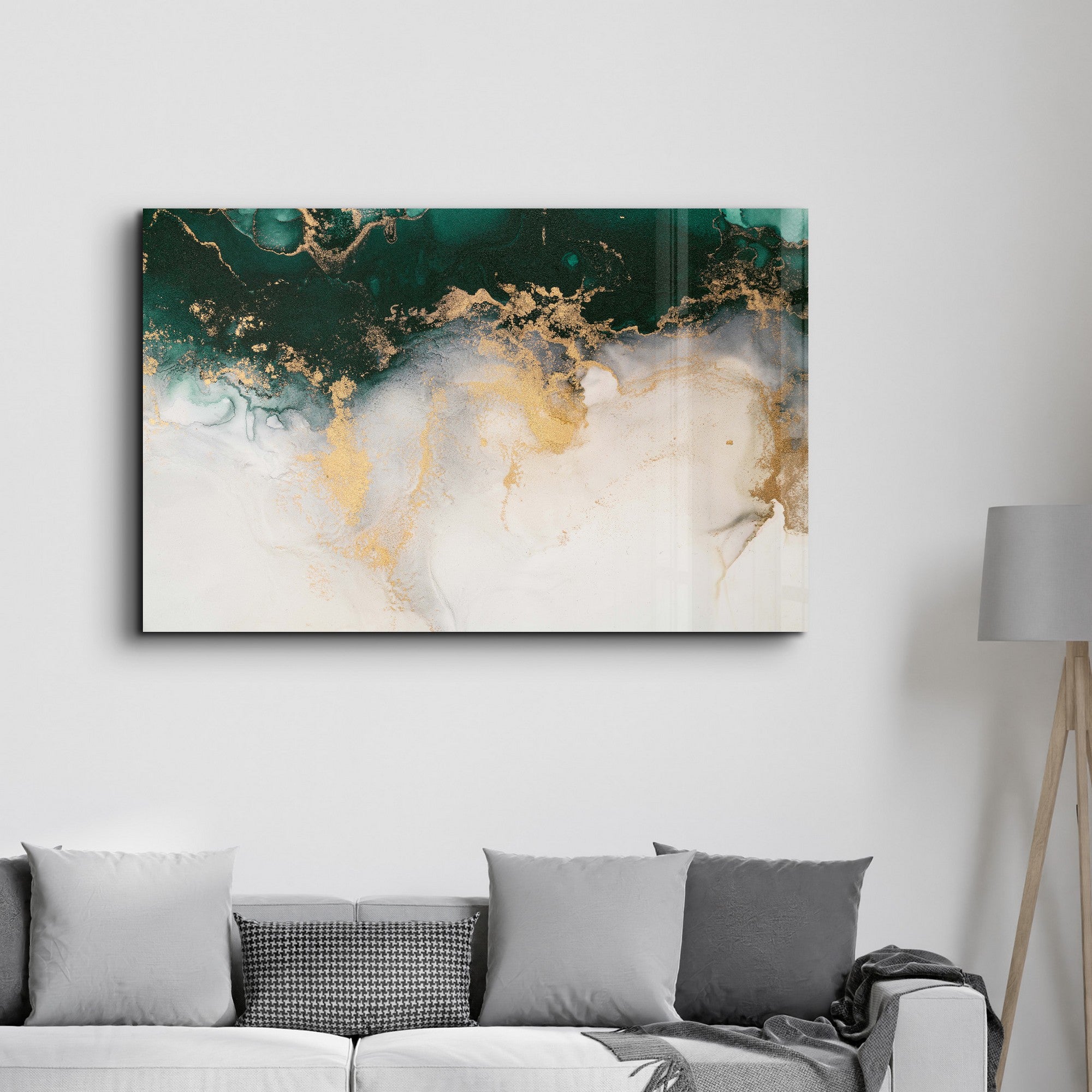 Arte Decorativa em Vidro Temperado Multicolor 35x55cm - Impressão UV de Alta Qualidade