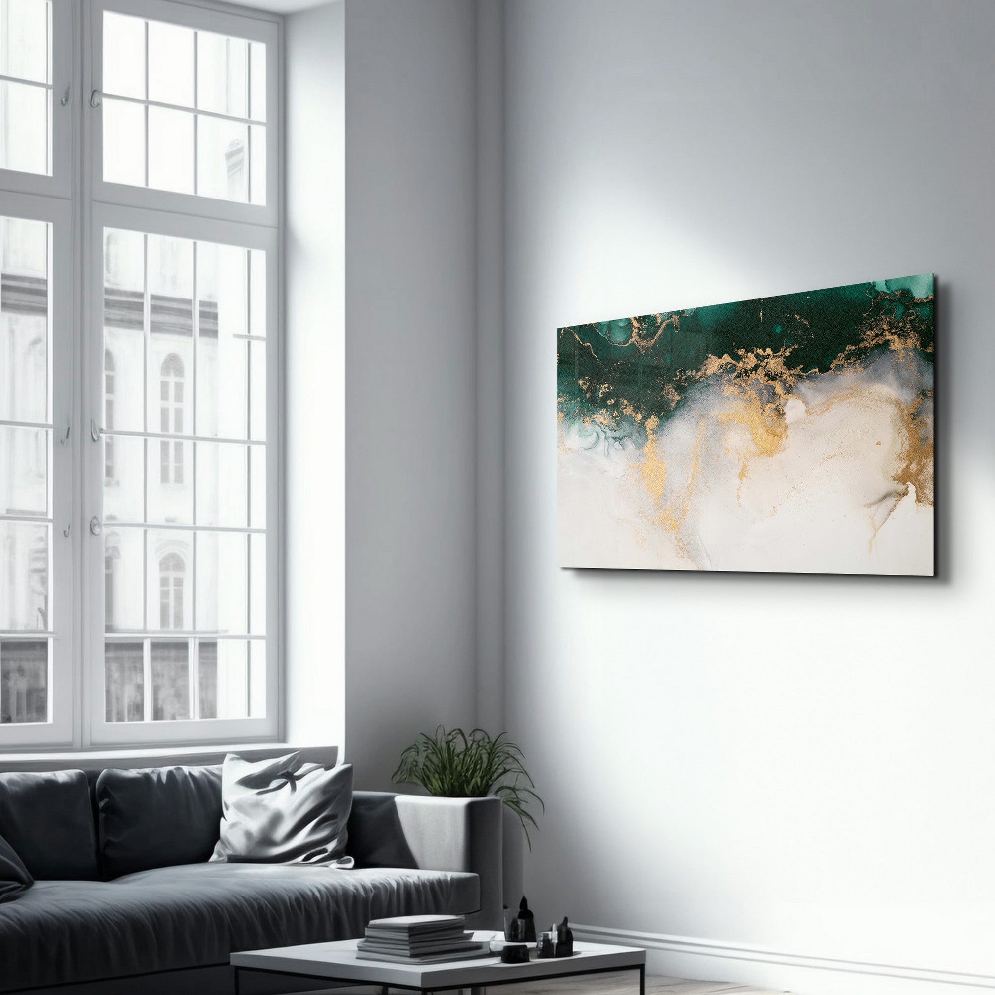 Arte Decorativa em Vidro Temperado Multicolor 35x55cm - Impressão UV de Alta Qualidade