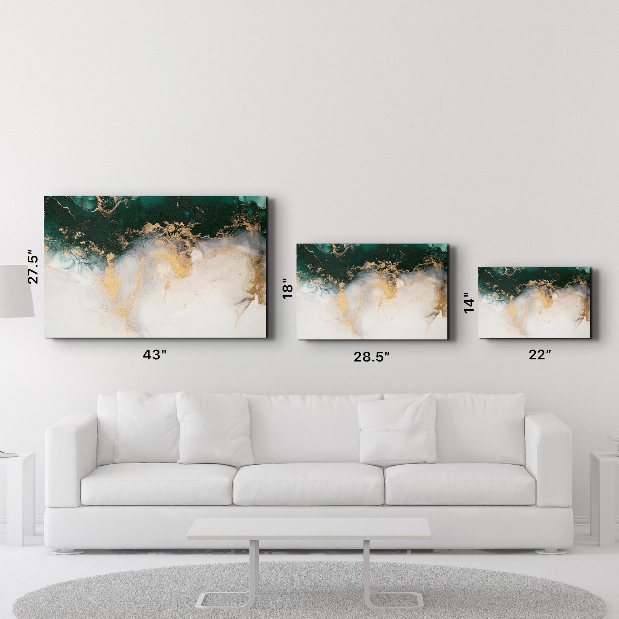 Arte Decorativa em Vidro Temperado Multicolor 35x55cm - Impressão UV de Alta Qualidade