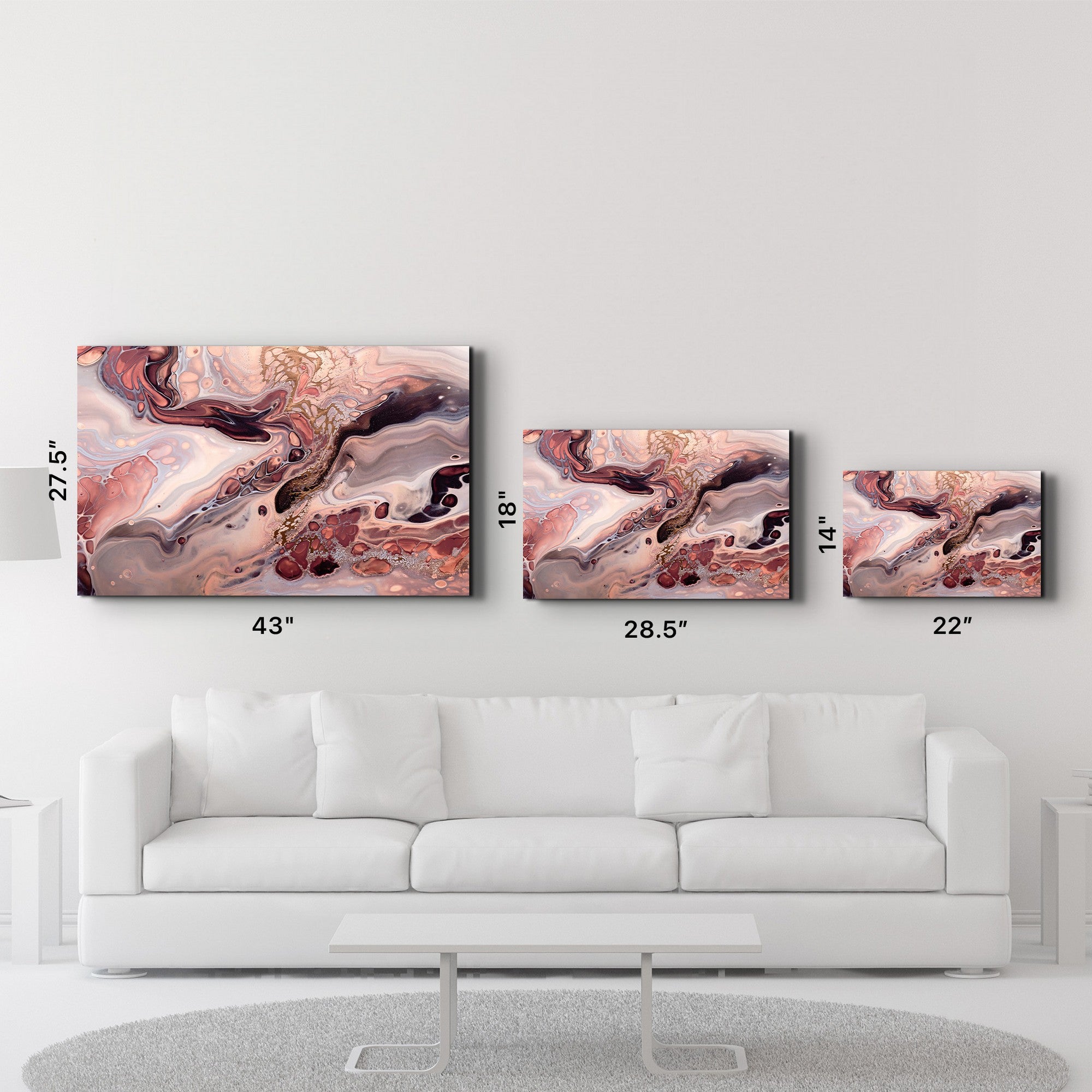 Arte Decorativa em Vidro Temperado Multicolor 70x110cm - Impressão UV de Alta Qualidade