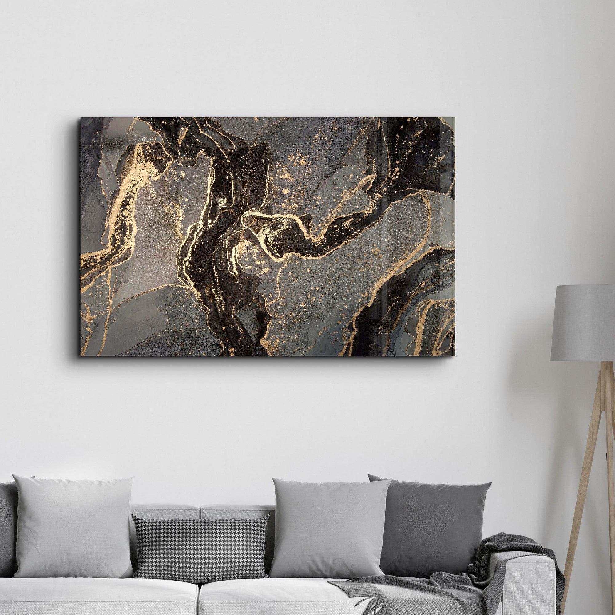 Arte Decorativa em Vidro Temperado Multicolor 35x55cm - Impressão UV de Alta Qualidade