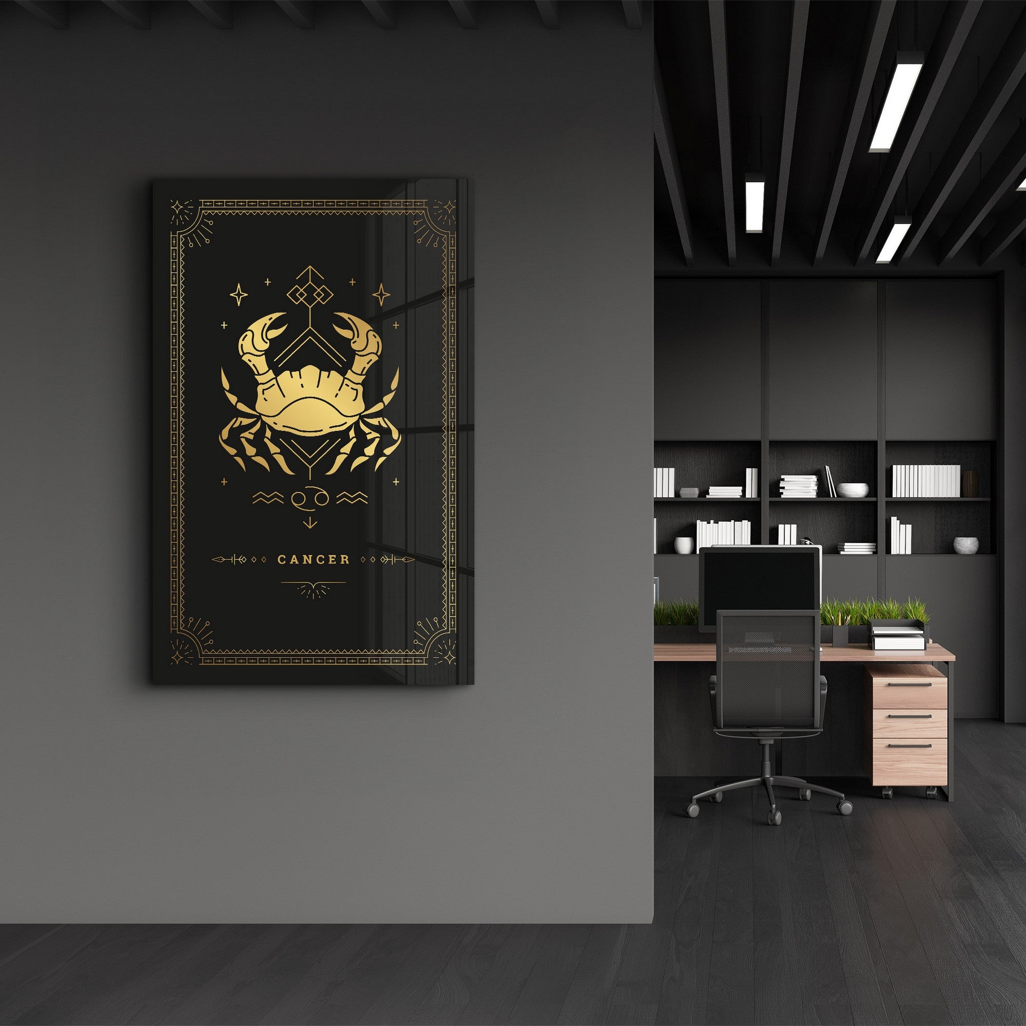 Arte Decorativa em Vidro Temperado Multicolor 70x110cm - Impressão UV de Alta Qualidade