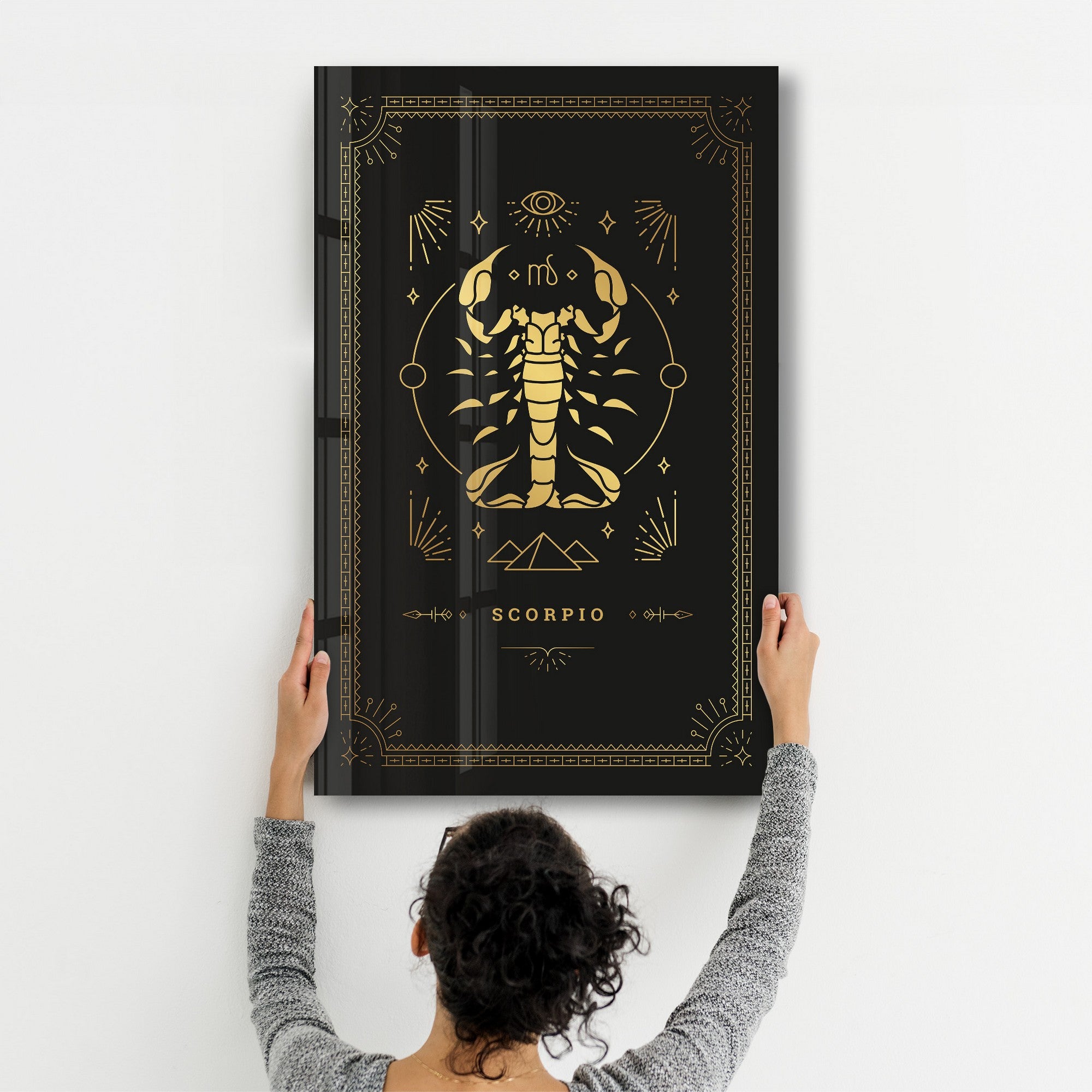 Arte Decorativa em Vidro Temperado Multicolor 70x110cm - Impressão UV de Alta Qualidade