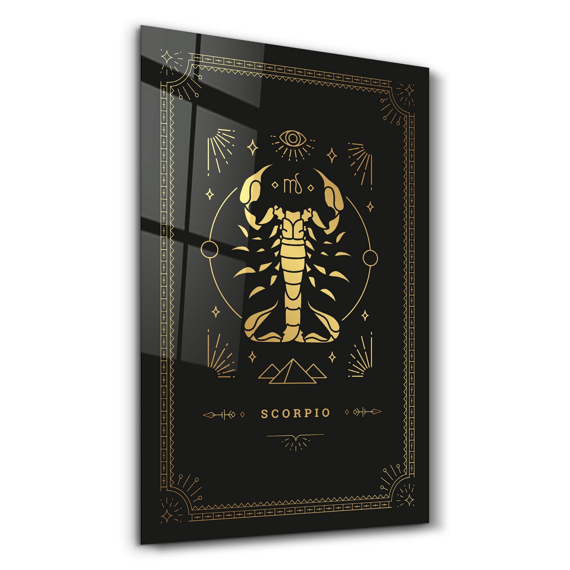 Arte Decorativa em Vidro Temperado Multicolor 70x110cm - Impressão UV de Alta Qualidade