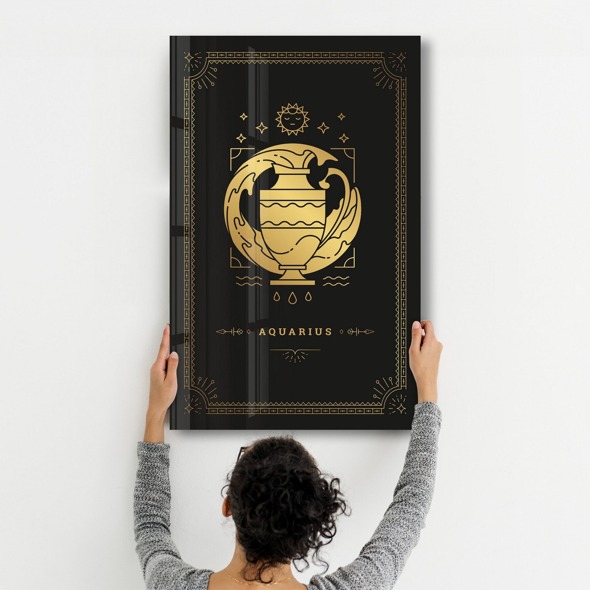 Arte Decorativa em Vidro Temperado Multicolor 70x110cm - Impressão UV de Alta Qualidade