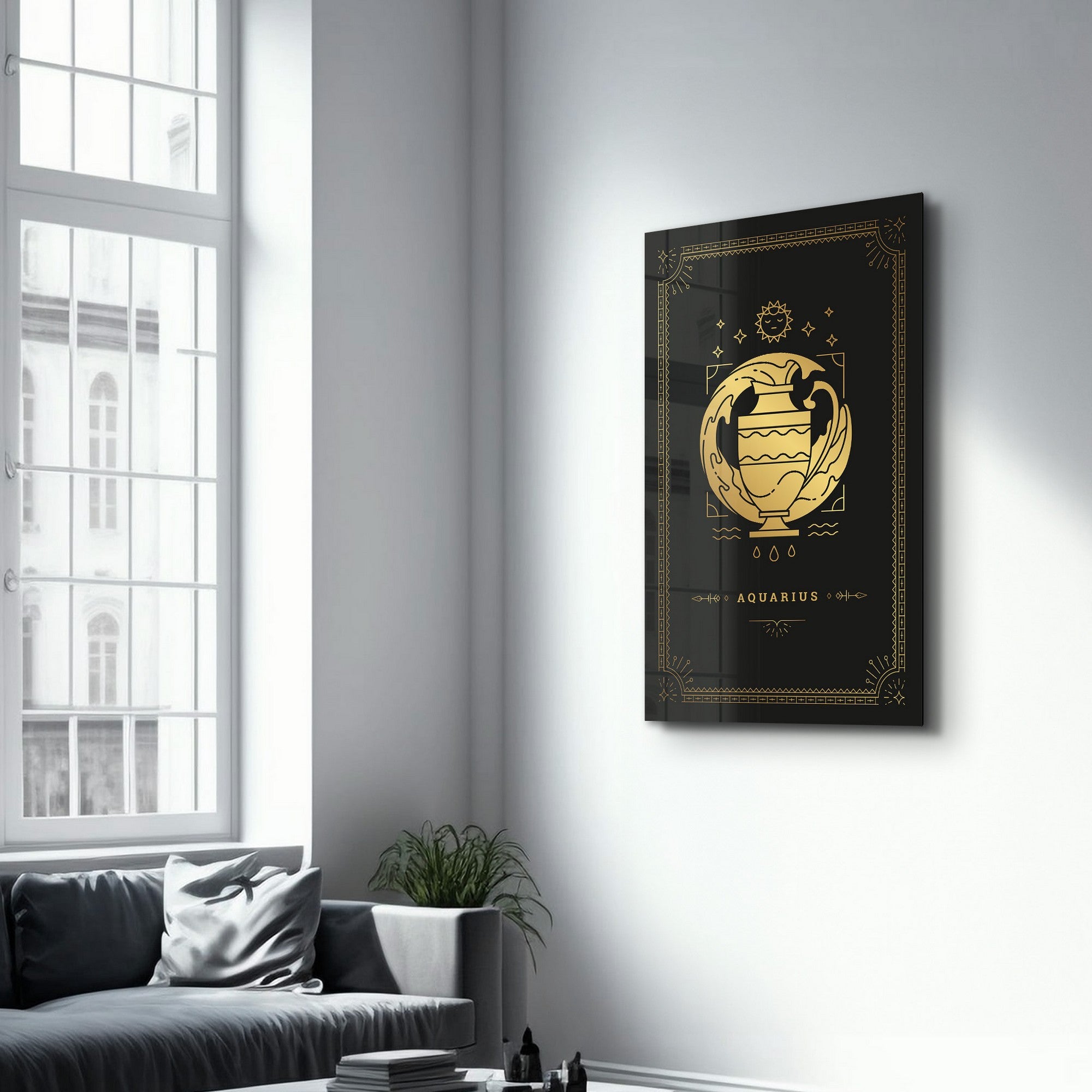 Arte Decorativa em Vidro Temperado Multicolor 70x110cm - Impressão UV de Alta Qualidade