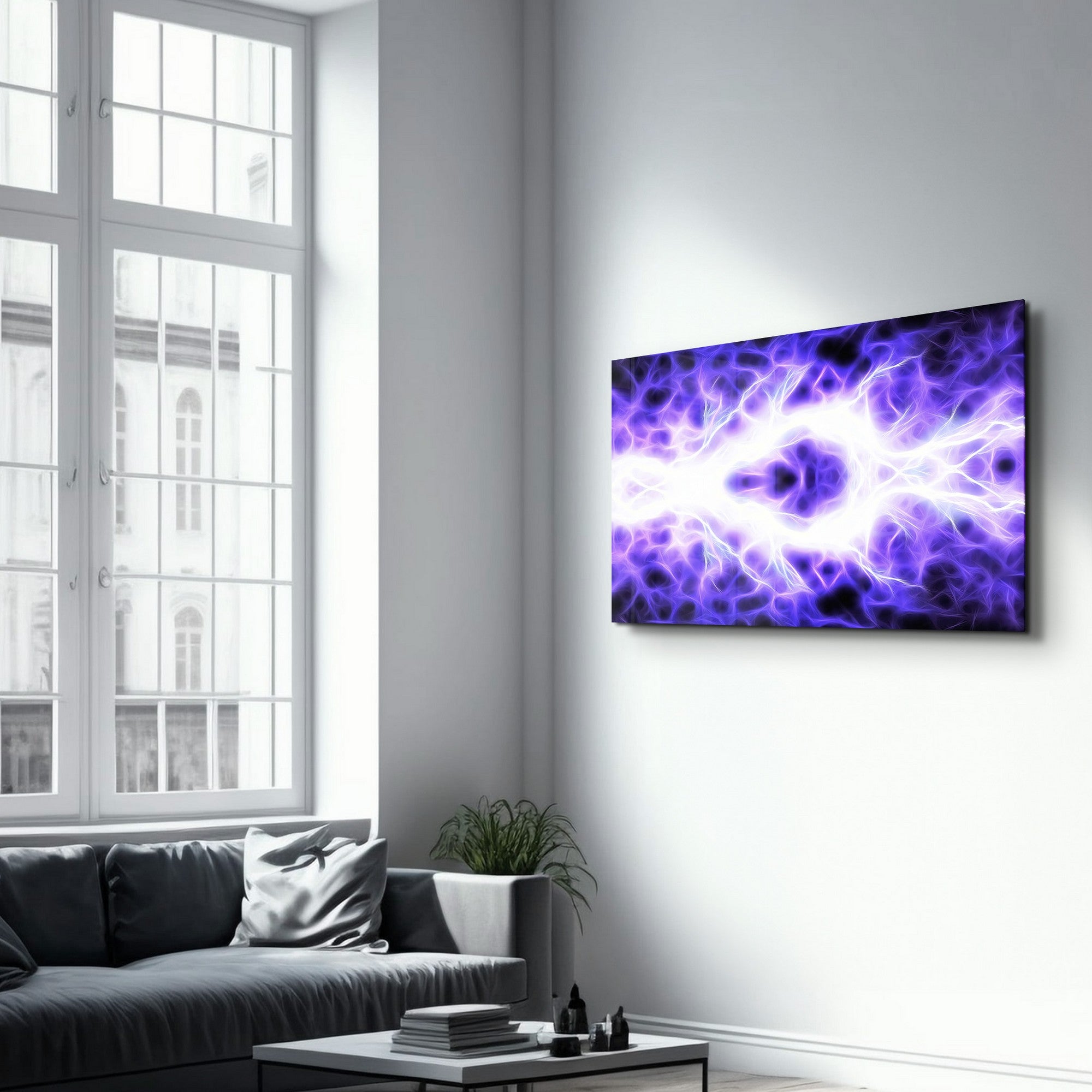 Arte Decorativa em Vidro Temperado Multicolor 70x110cm - Impressão UV de Alta Qualidade