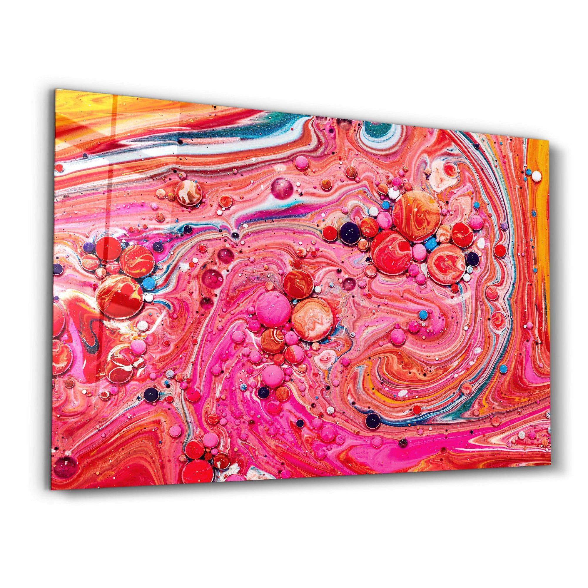 Arte Decorativa em Vidro Temperado Multicolor 70x110cm - Impressão UV de Alta Qualidade