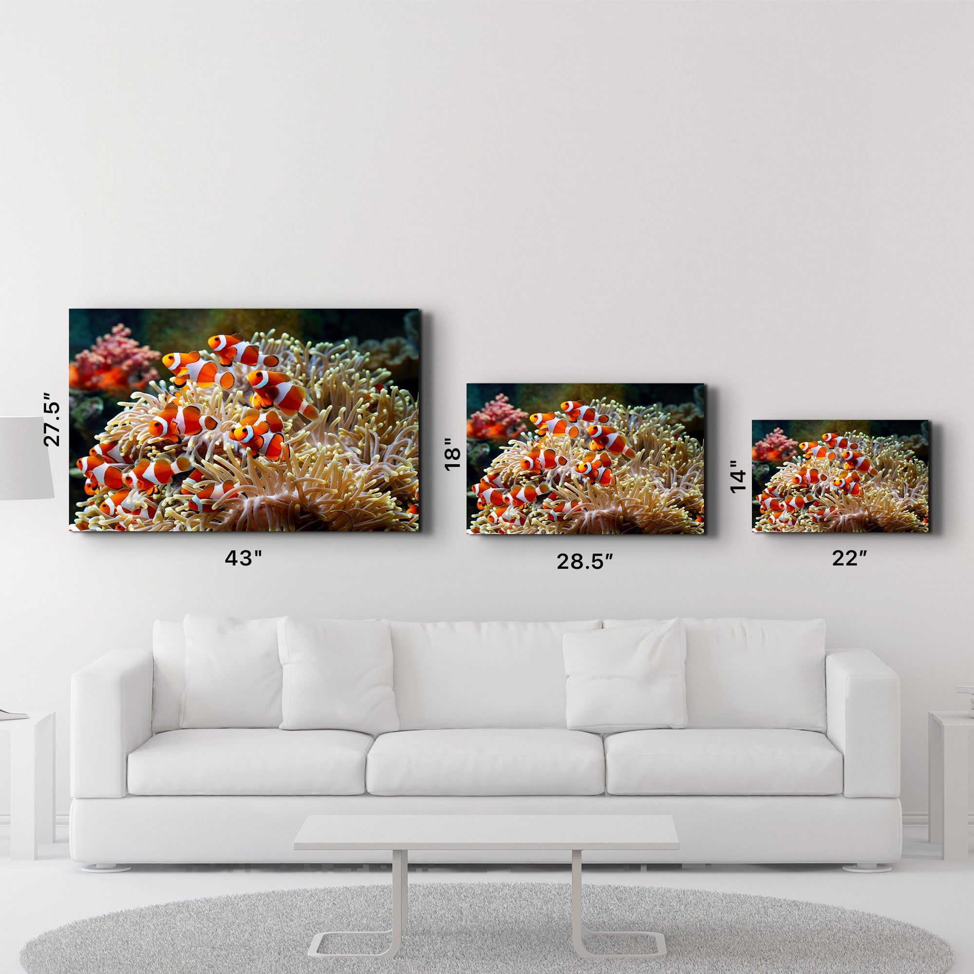 Arte Decorativa em Vidro Temperado Multicolor 70x110cm - Impressão UV de Alta Qualidade