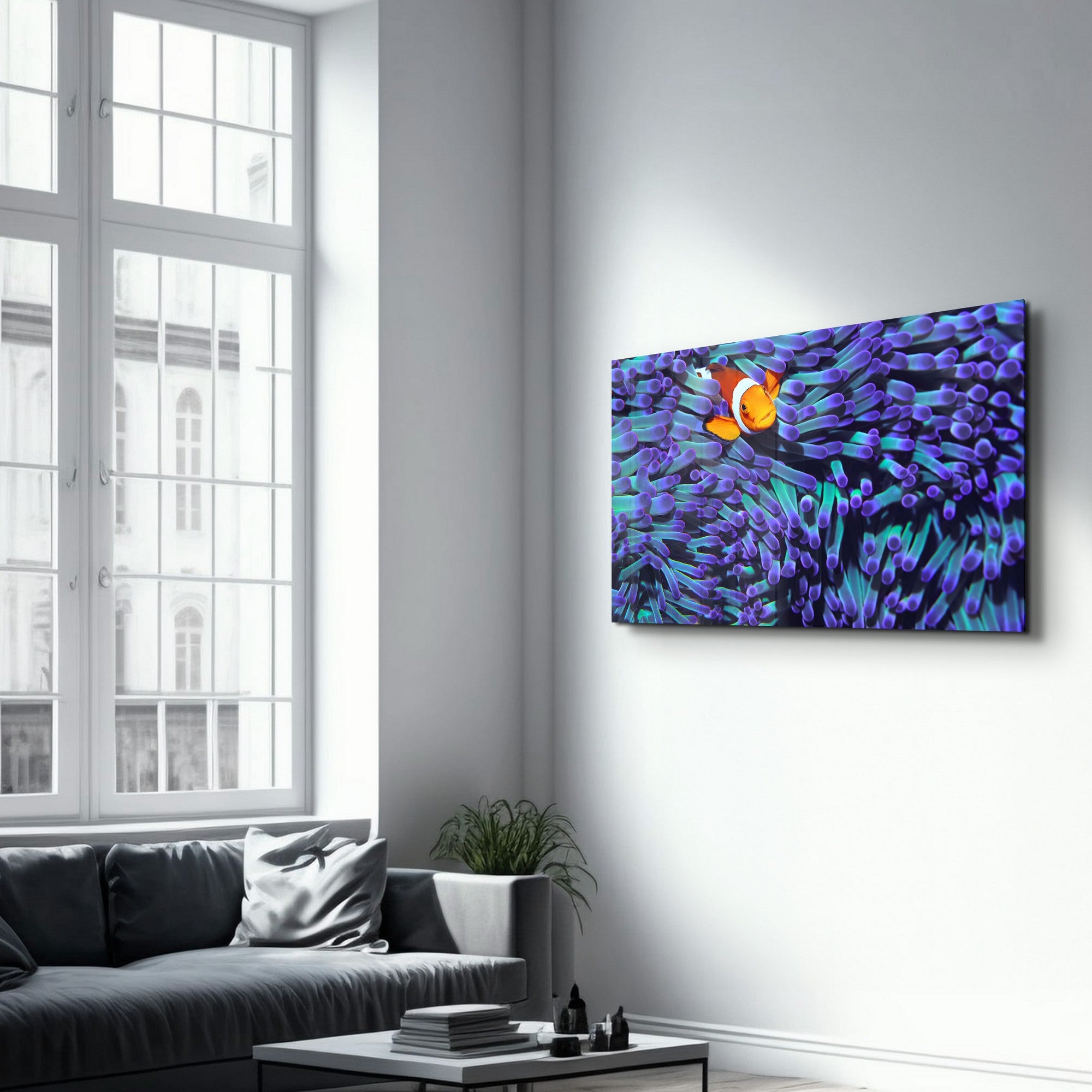 Arte Decorativa em Vidro Temperado Multicolor 70x110cm - Impressão UV de Alta Qualidade