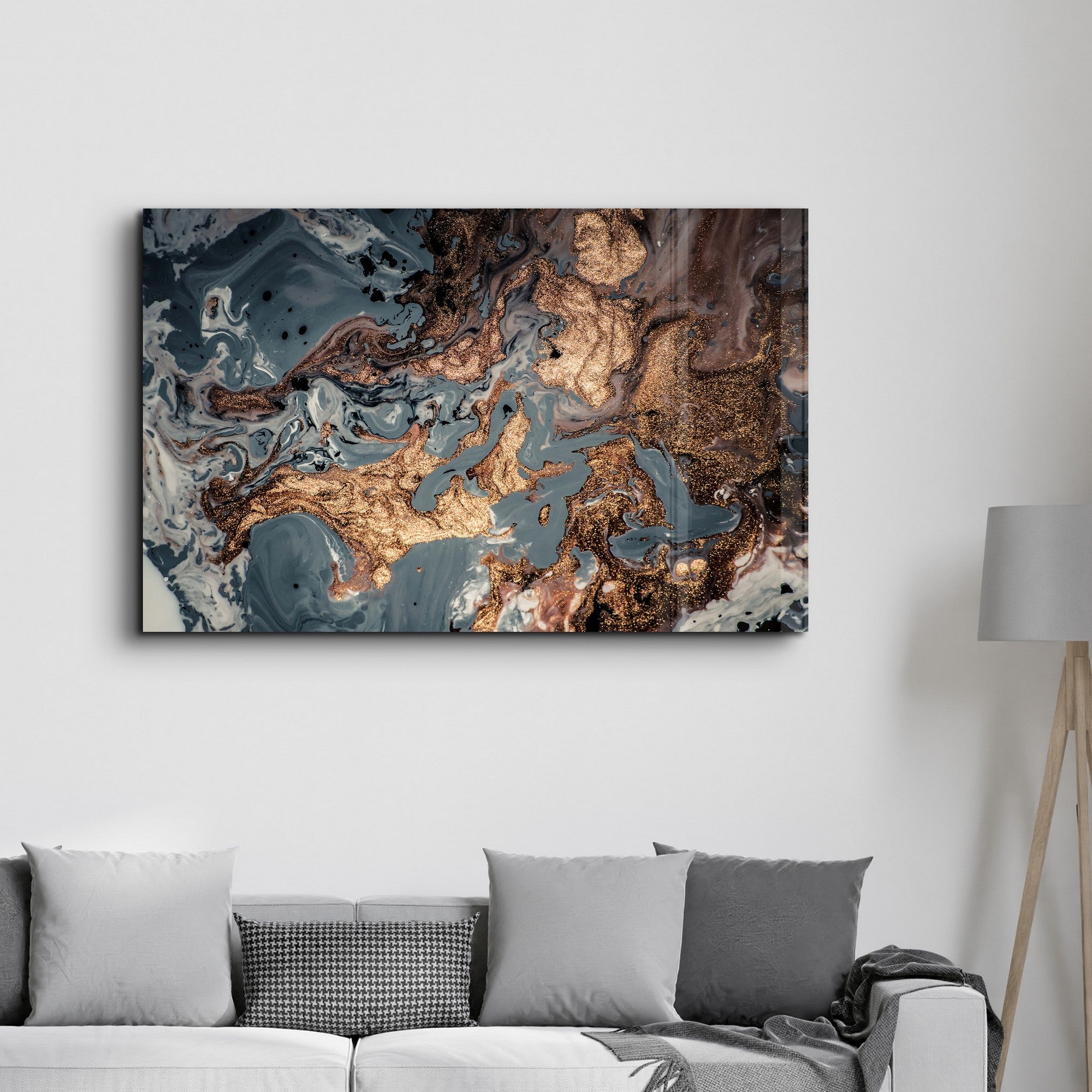 Arte Decorativa em Vidro Temperado Multicolor 70x110cm - Impressão UV de Alta Qualidade