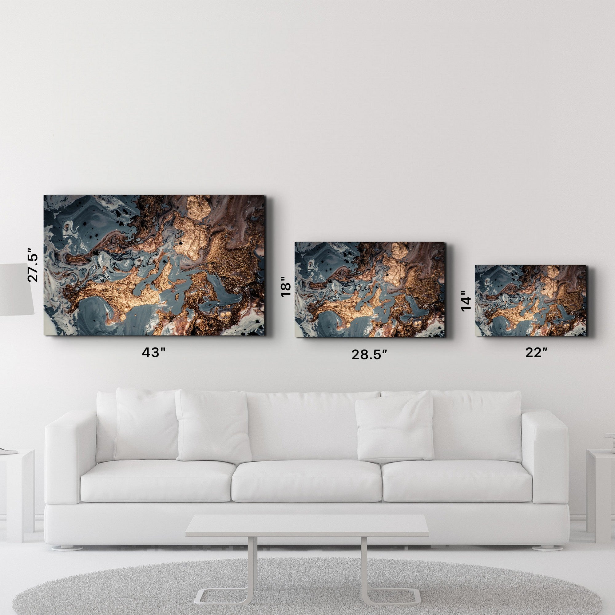 Arte Decorativa em Vidro Temperado Multicolor 70x110cm - Impressão UV de Alta Qualidade