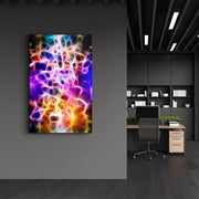 Arte Decorativa em Vidro Temperado Multicolor 70x110cm - Impressão UV de Alta Qualidade