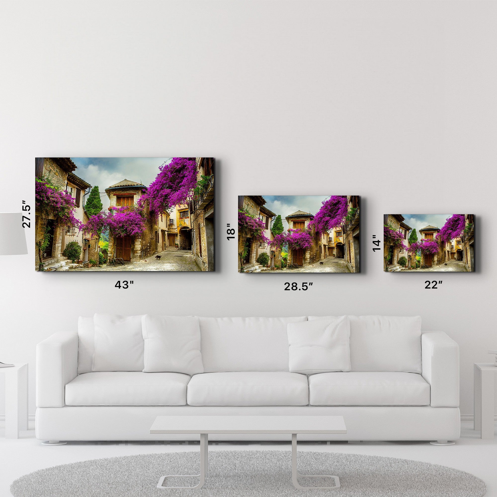 Arte Decorativa em Vidro Temperado Multicolor 70x110cm - Impressão UV de Alta Qualidade