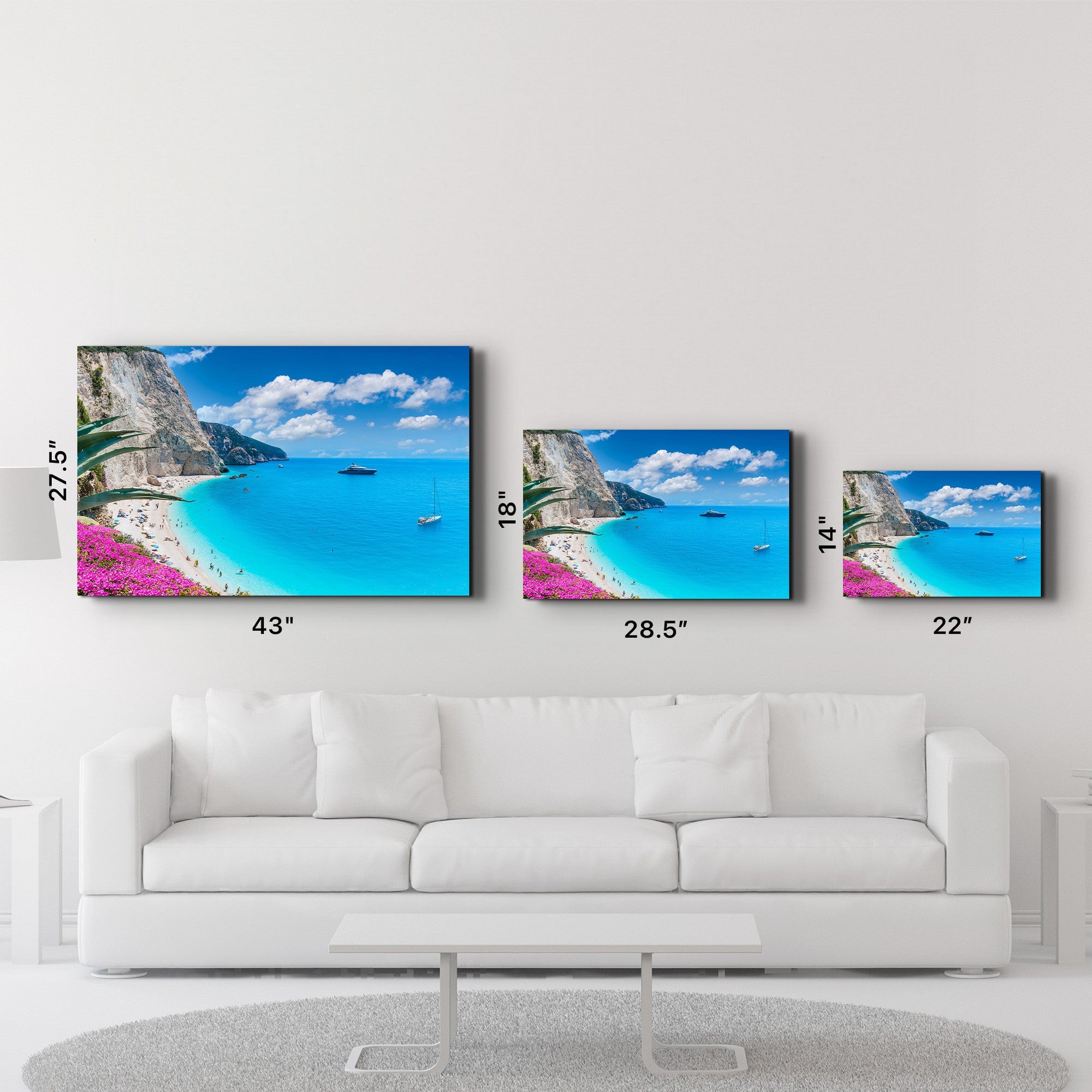 Arte Decorativa em Vidro Temperado Multicolor 70x110cm - Impressão UV de Alta Qualidade