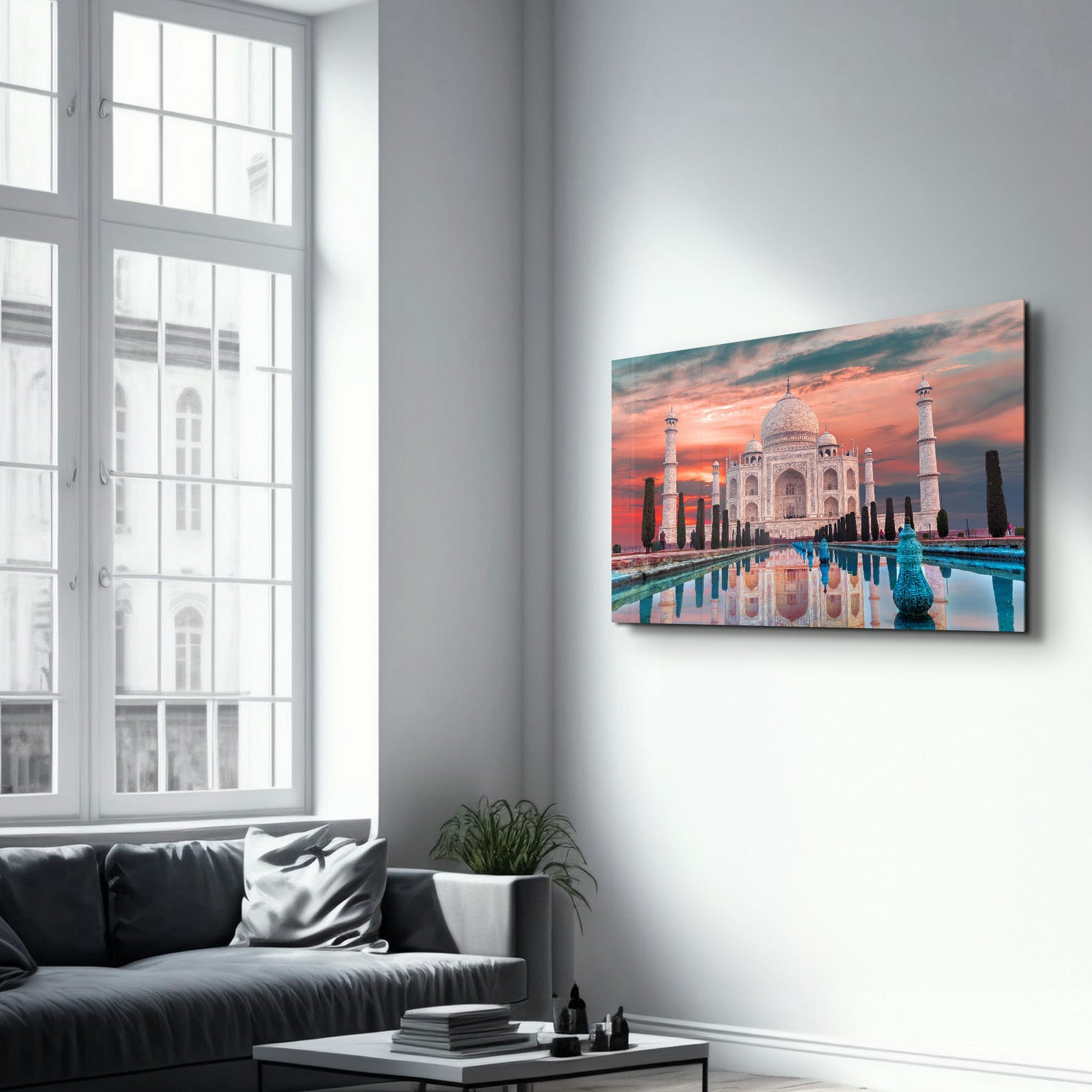 Arte Decorativa em Vidro Temperado Multicolor 70x110cm - Impressão UV de Alta Qualidade